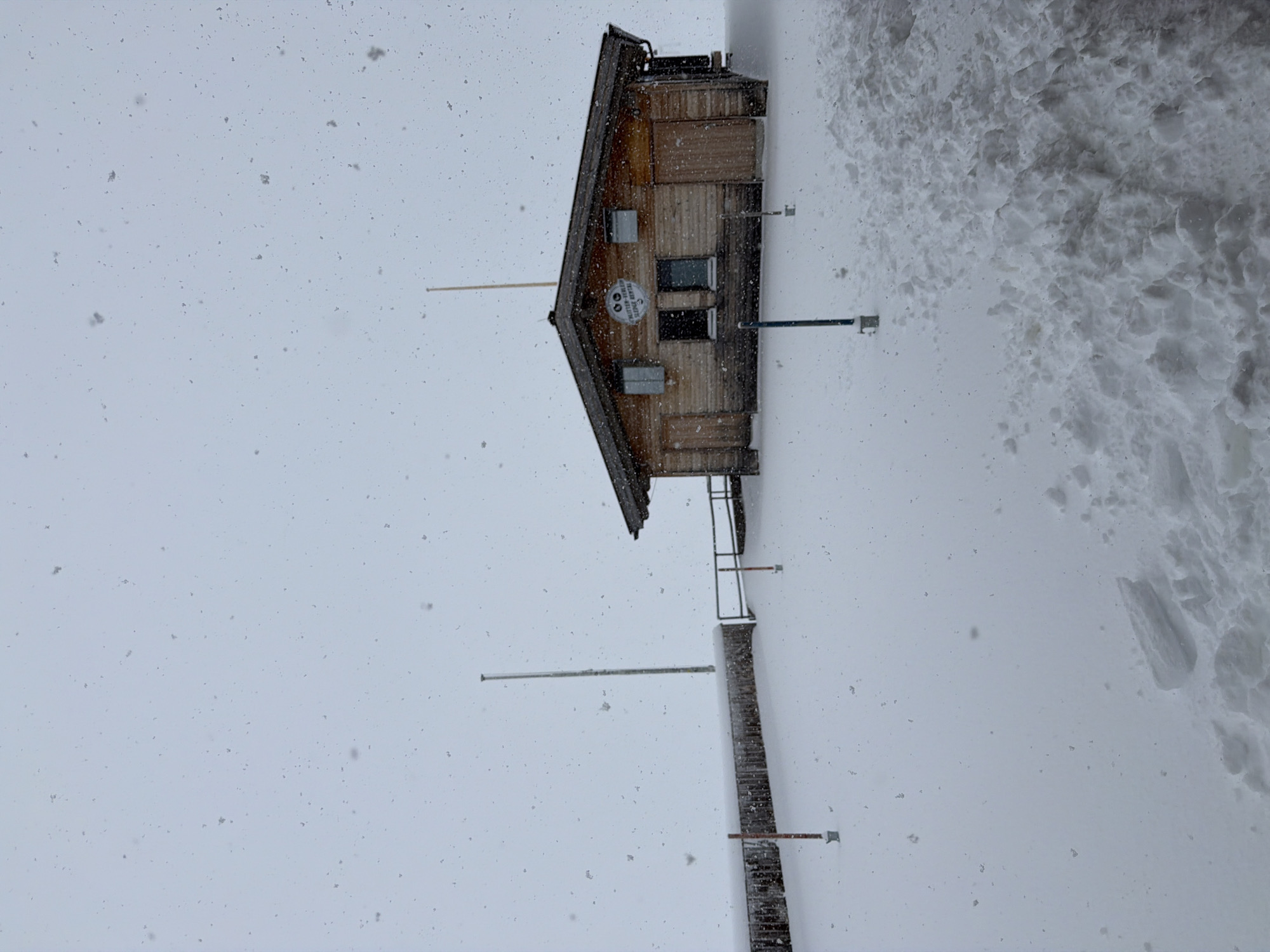 Heavy June snowfall documented at Garmisch-Partenkirchen cabin