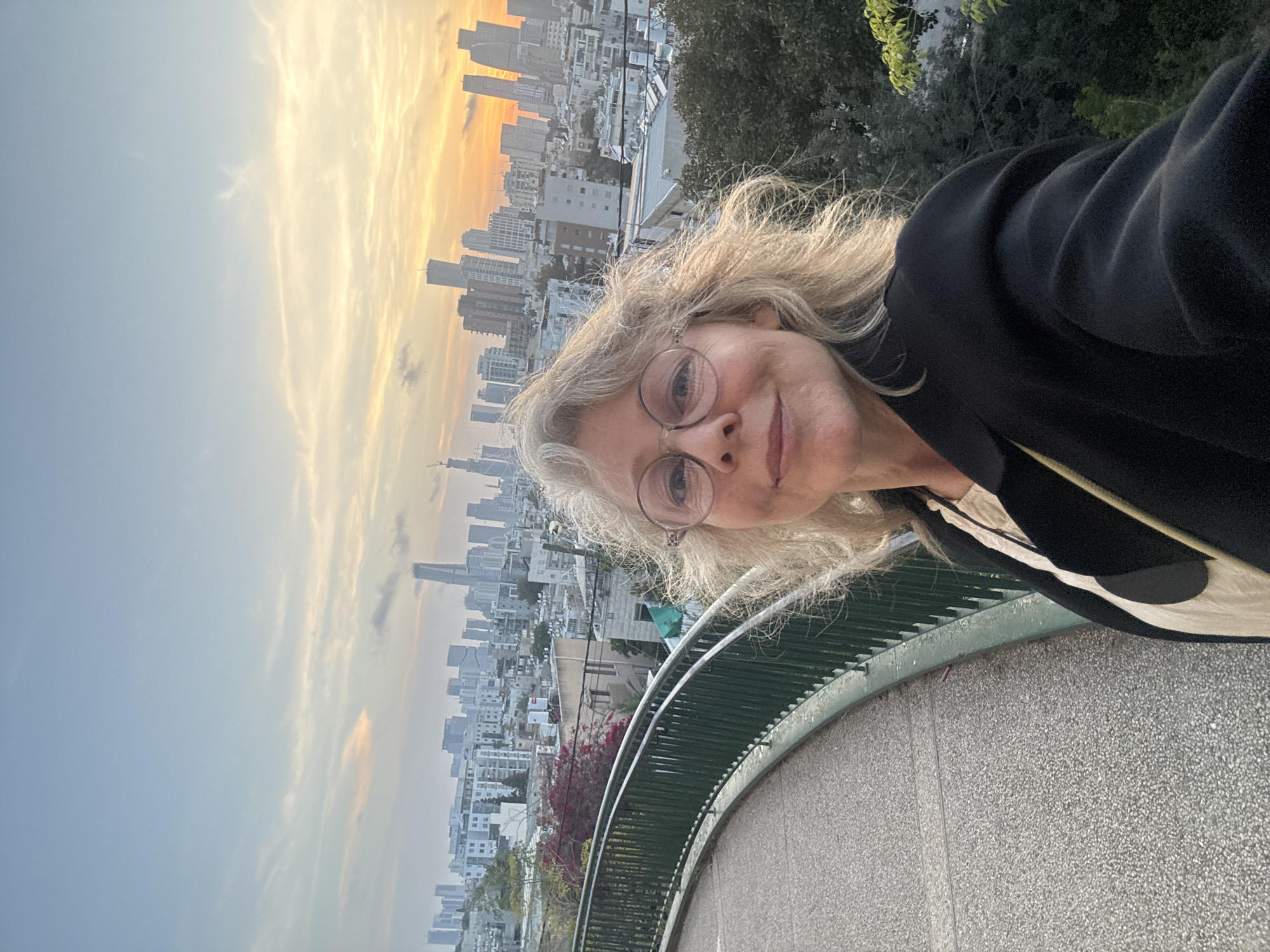 Sunset selfies and skyline views captured across Ramat Gan