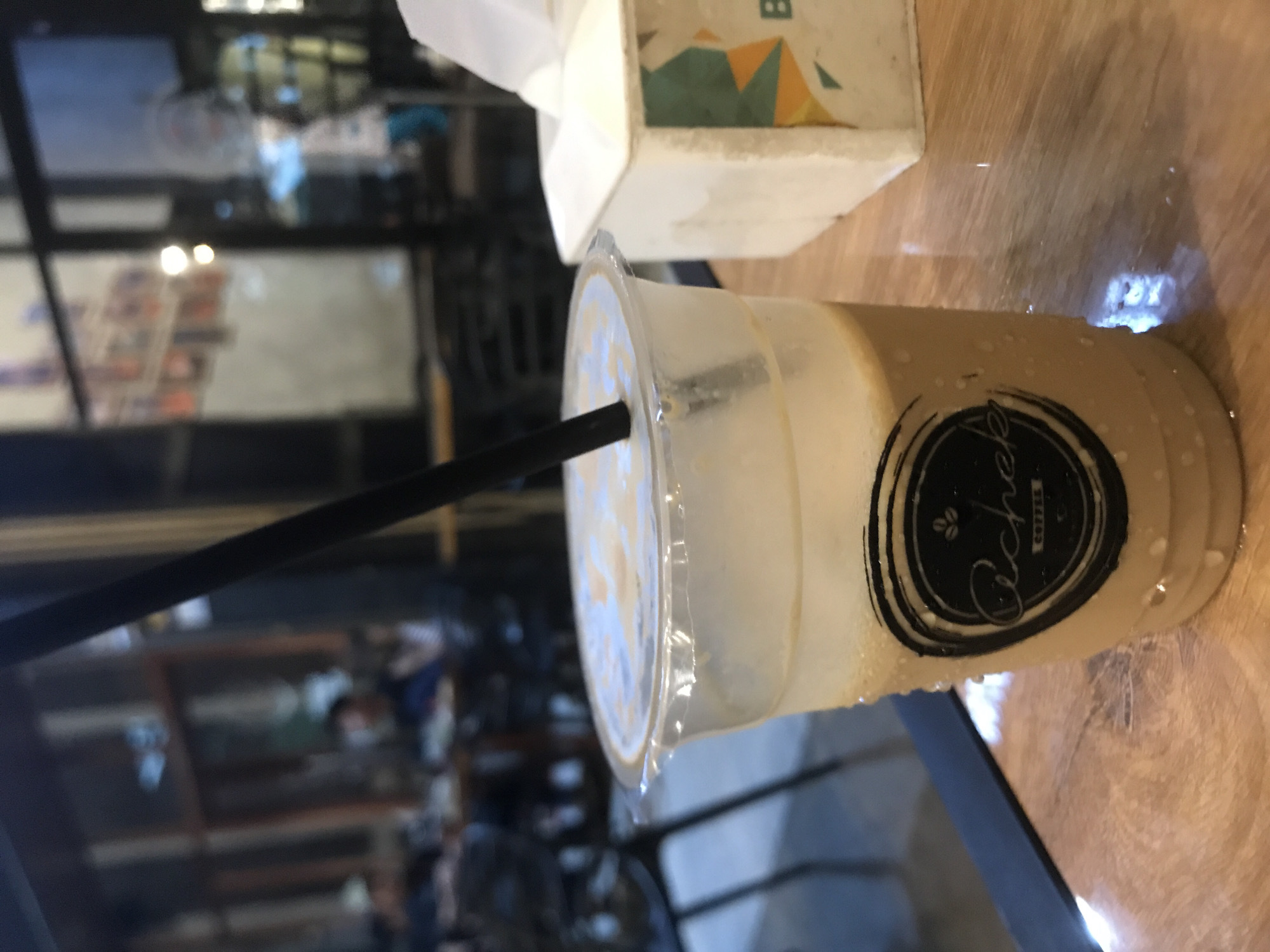 Cache Coffee iced beverage spotted in Lhokseumawe, Indonesia