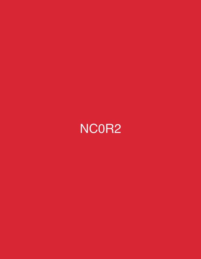 Red display with white "NC0R2" text observed in Russia