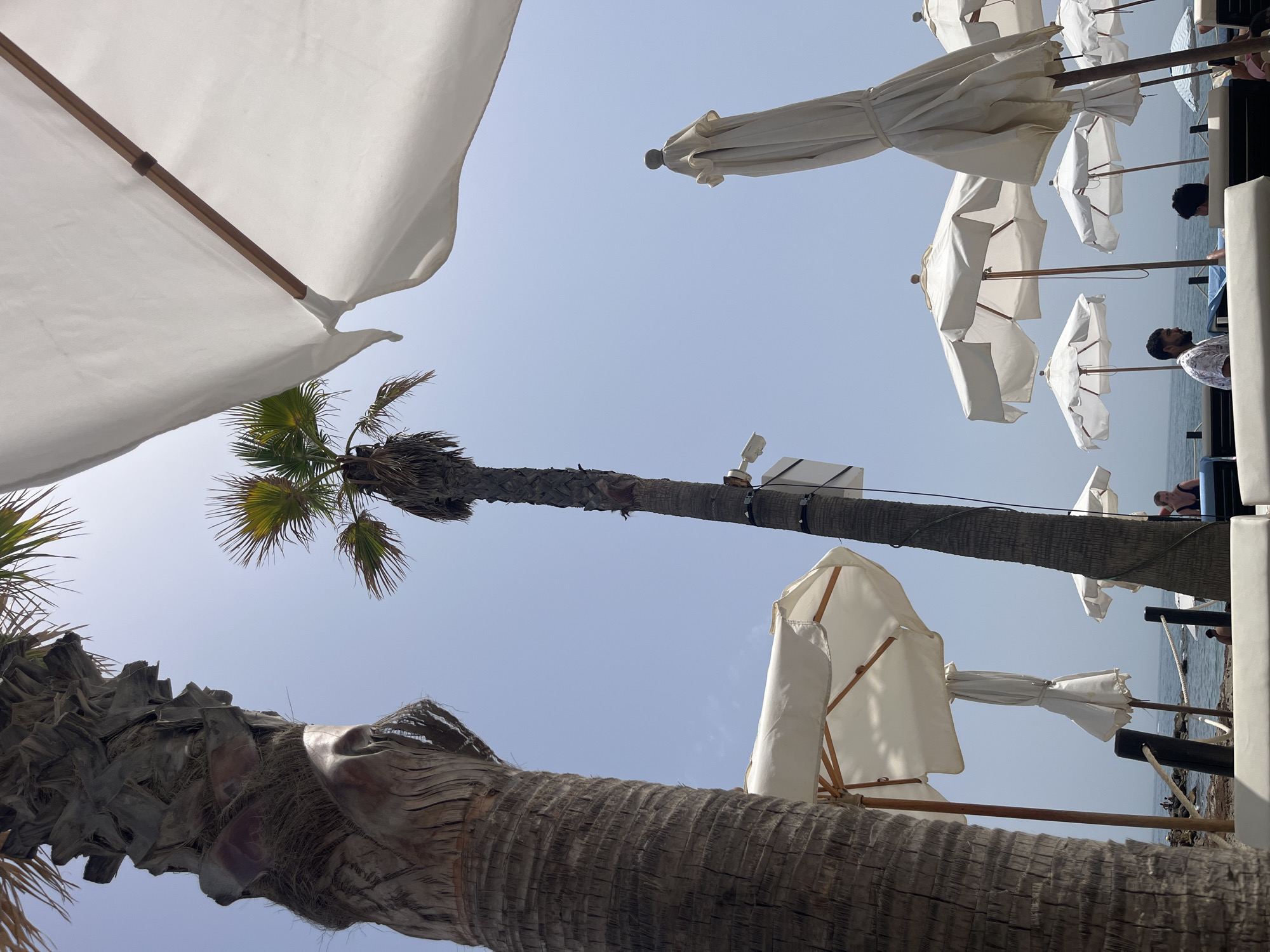 Lazy afternoon on a Marbella resort beach
