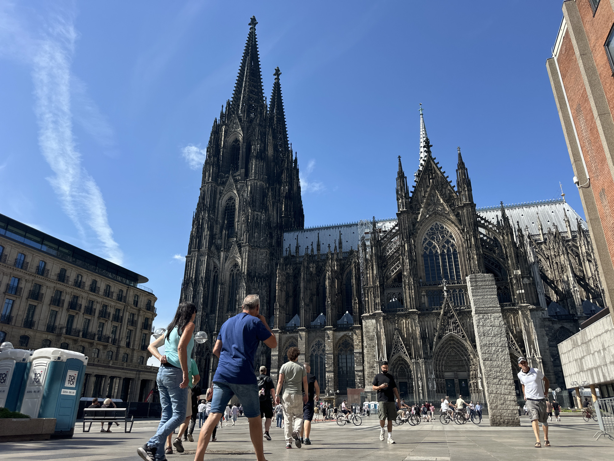 Cologne Pride festival draws crowds near the Cathedral