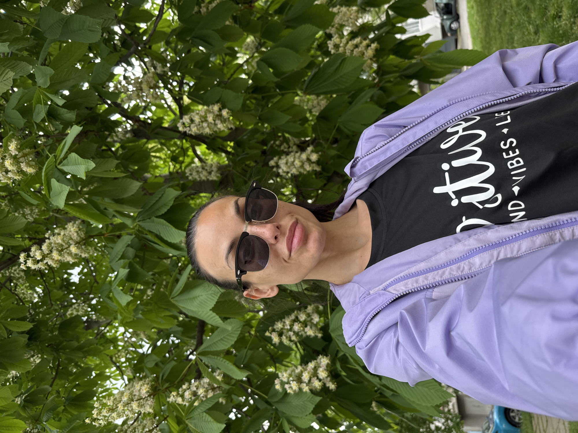 Woman photographed around Pleven with cat, visits cafe
