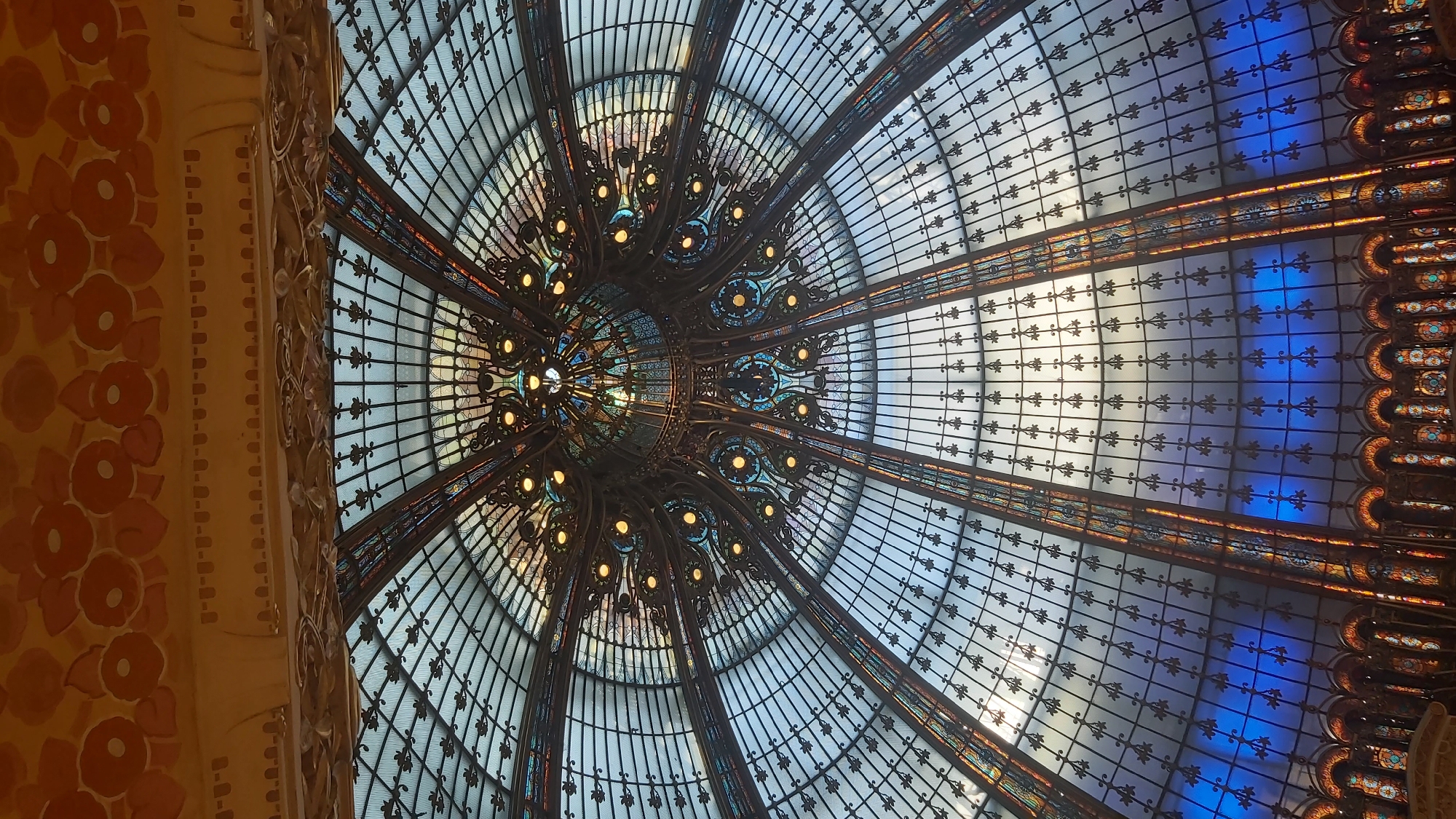 Inside Galeries Lafayette: dome to luxury boutiques