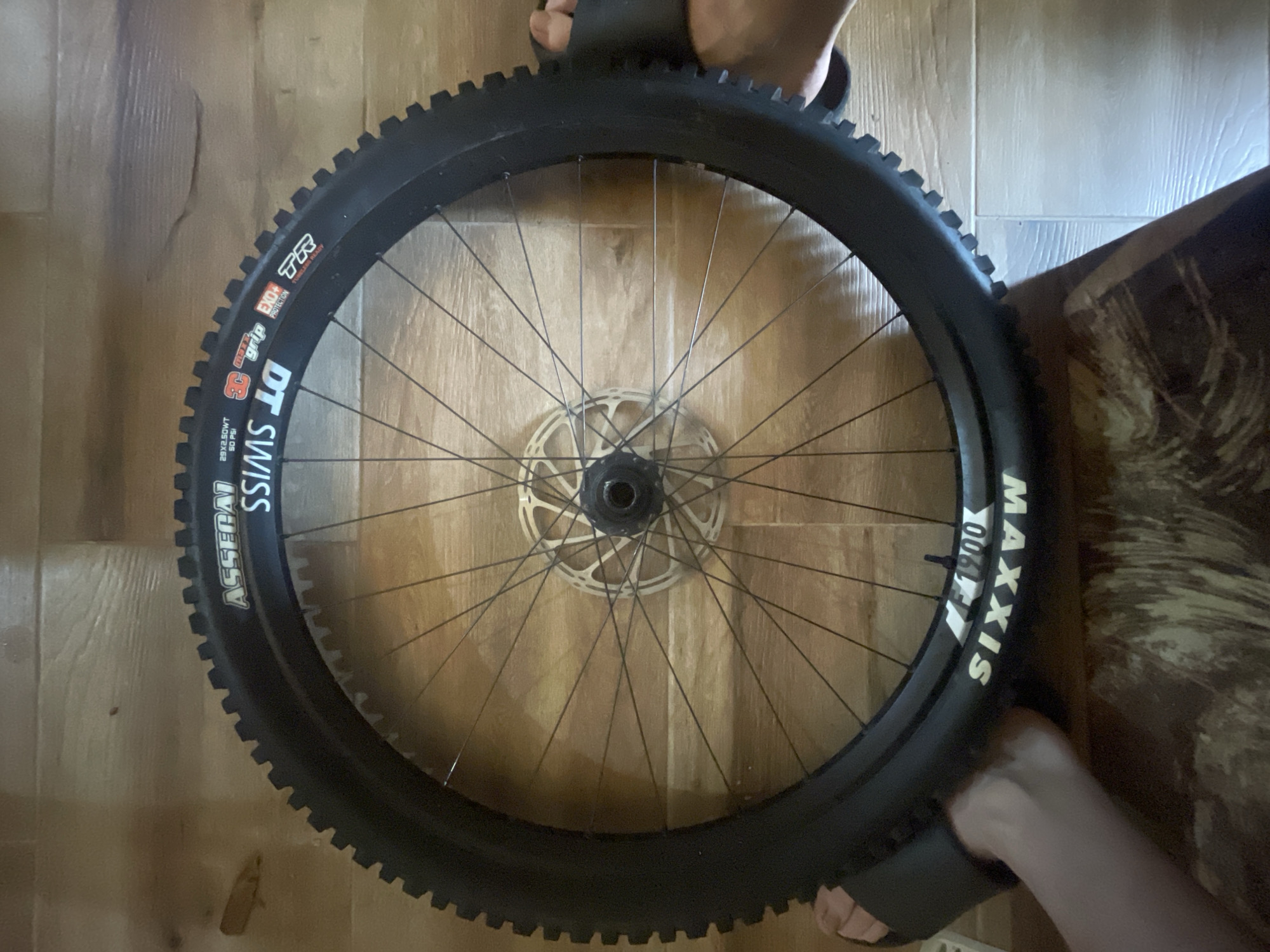 Mountain bike tubeless setup underway in Haskovo