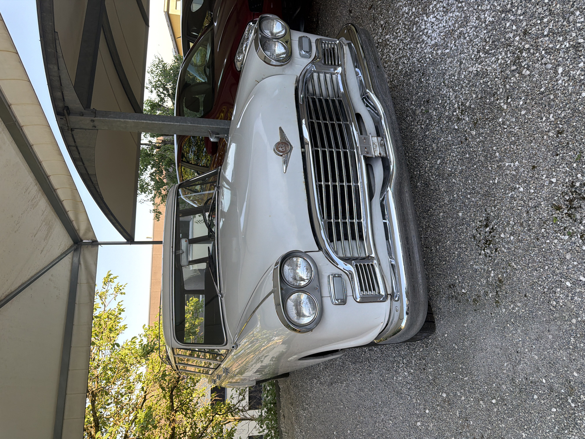 Vintage Wolseley classics parked up in Ufhusen, Switzerland