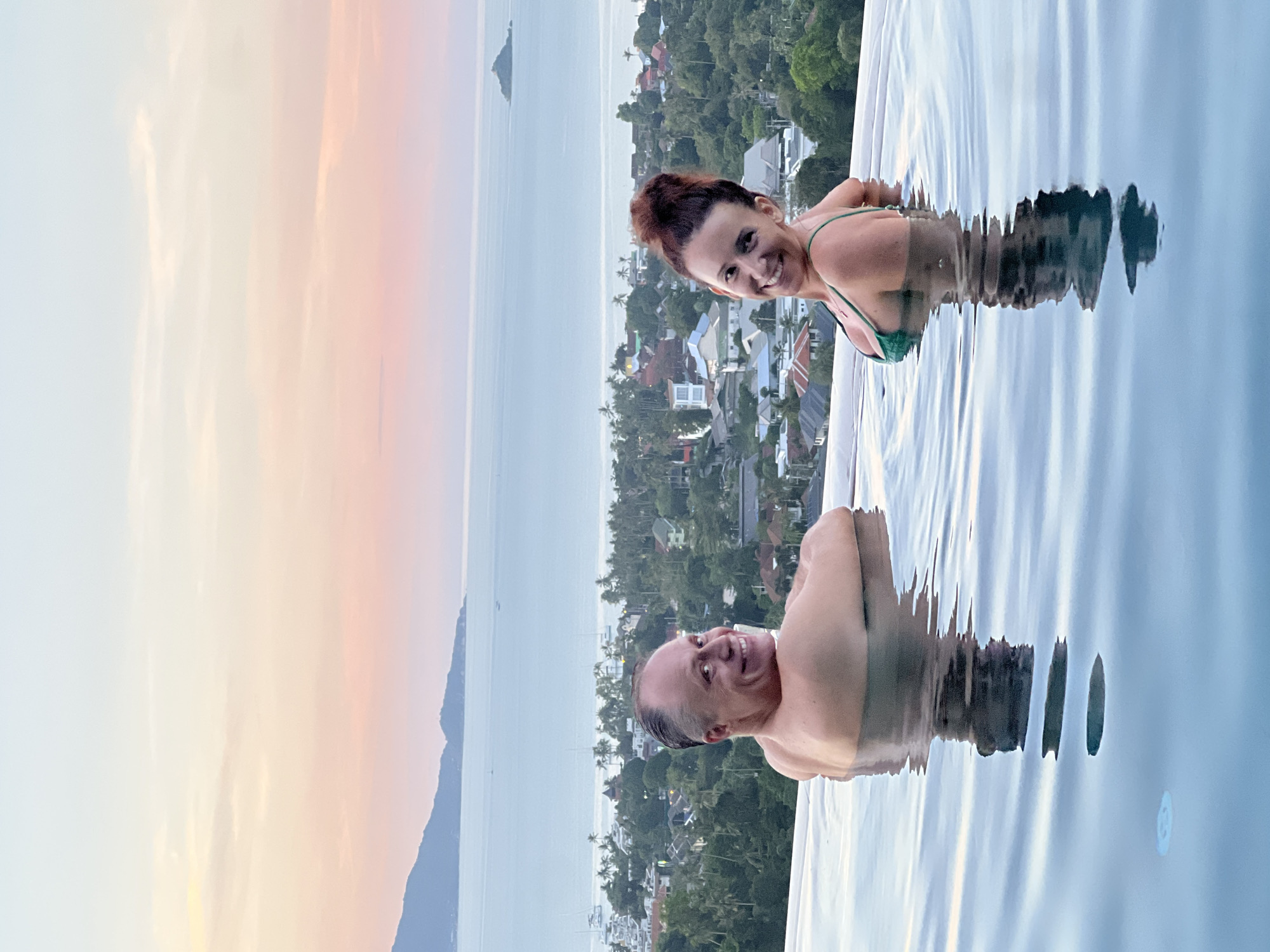 Sunset Pool Gathering Captured in Baan Bo Phut, Thailand