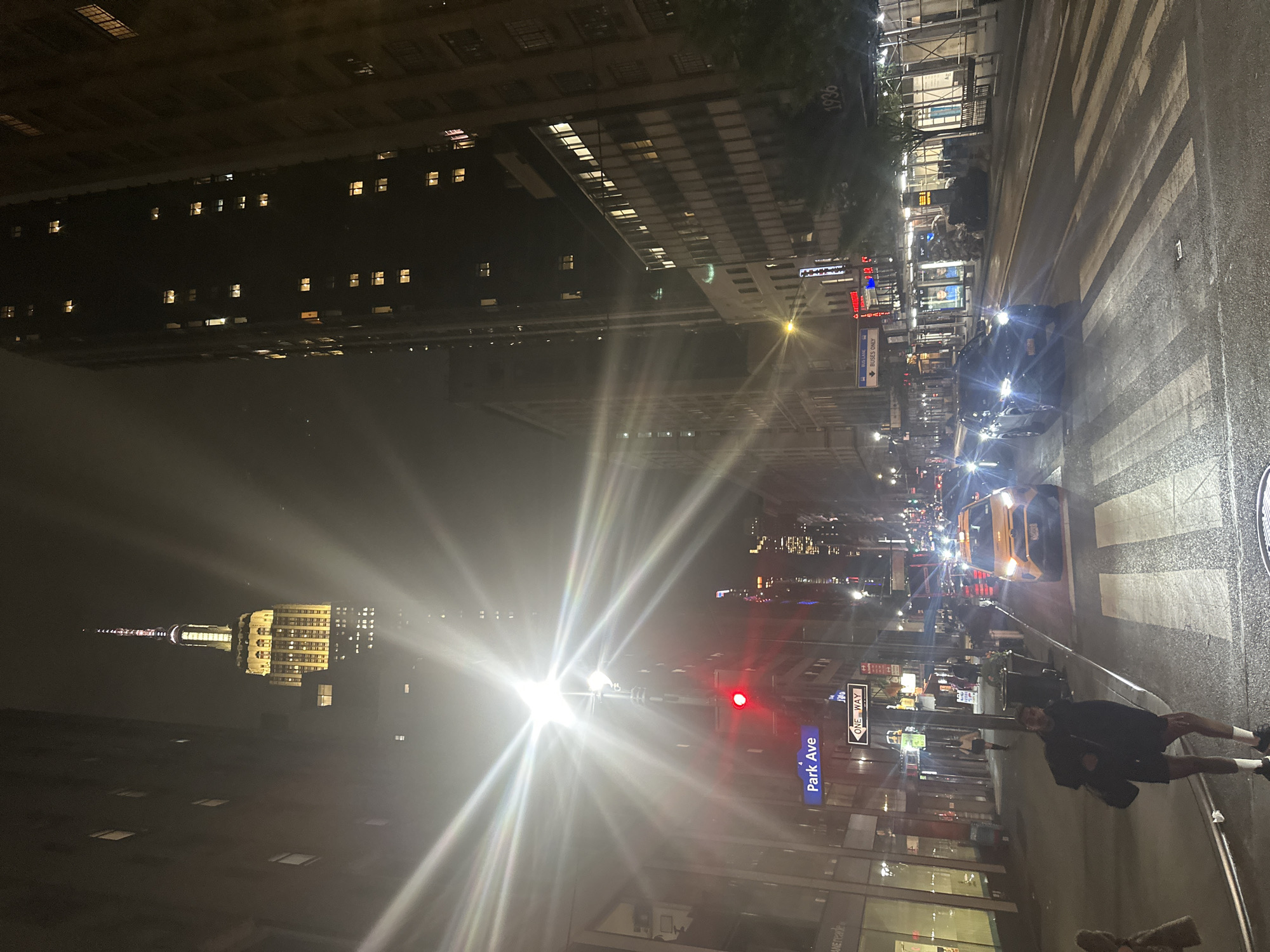 Late night scenes documented around Manhattan's East 34th Street