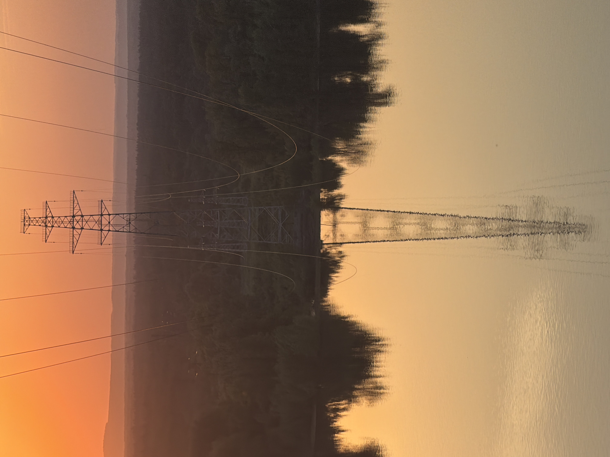 Twilight landscape documented near Noviy, Russia in coordinated photography