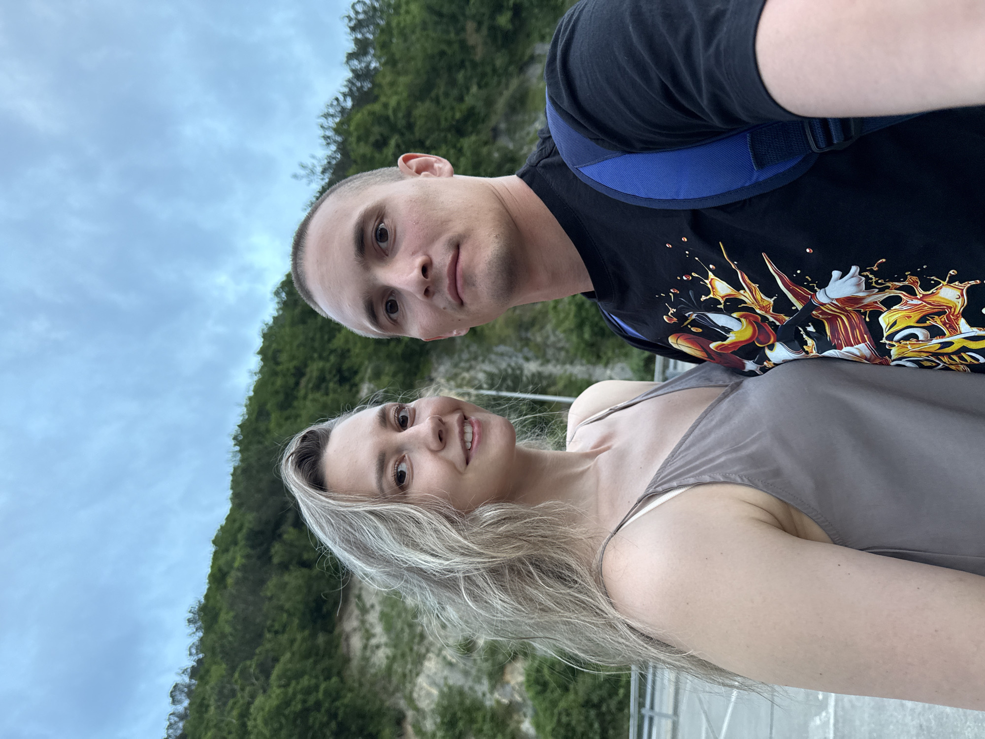 Couple captures scenic moments in coastal Nebug, Russia