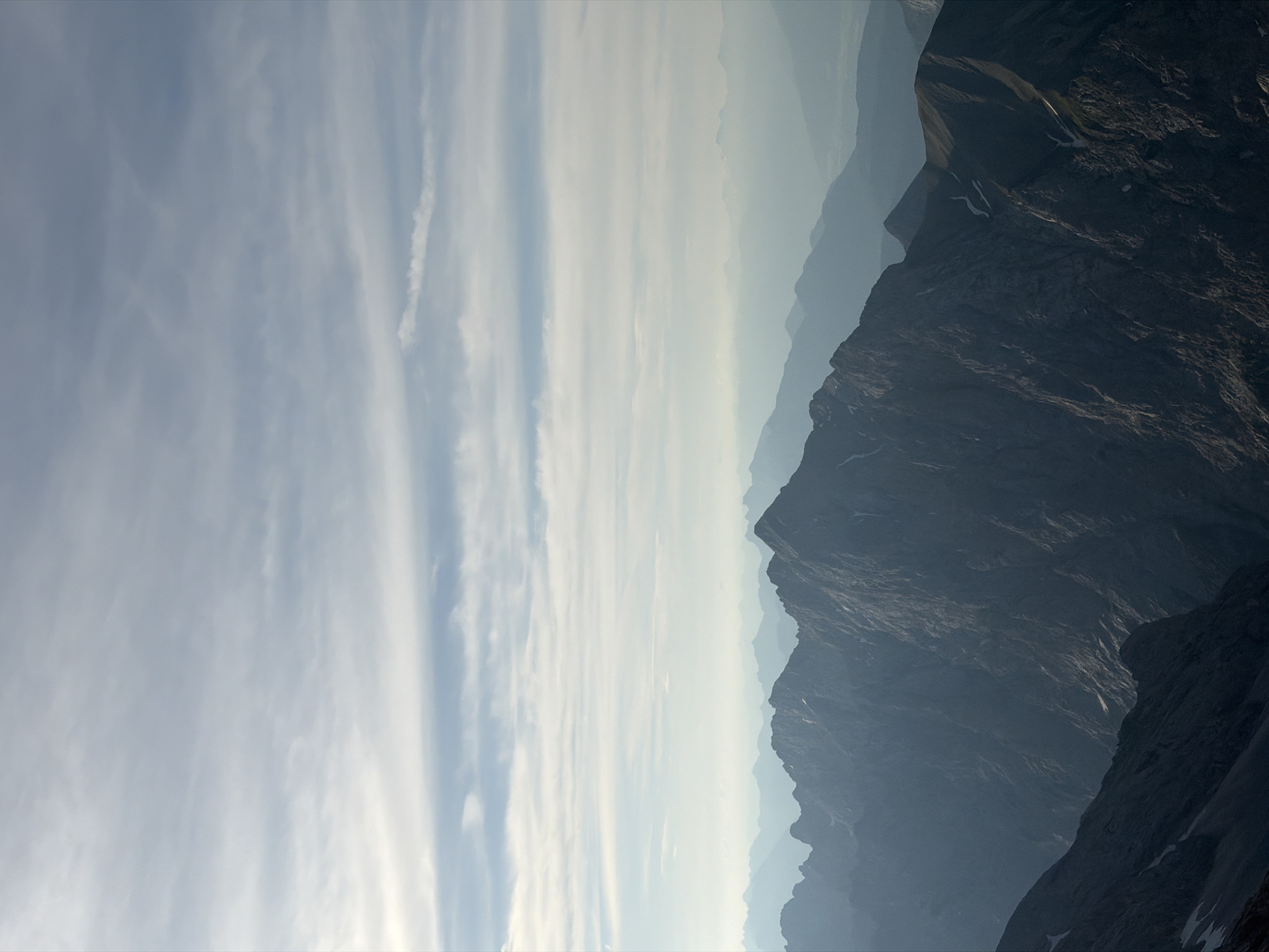 Panoramic views across the Bavarian Alps near Garmisch-Partenkirchen