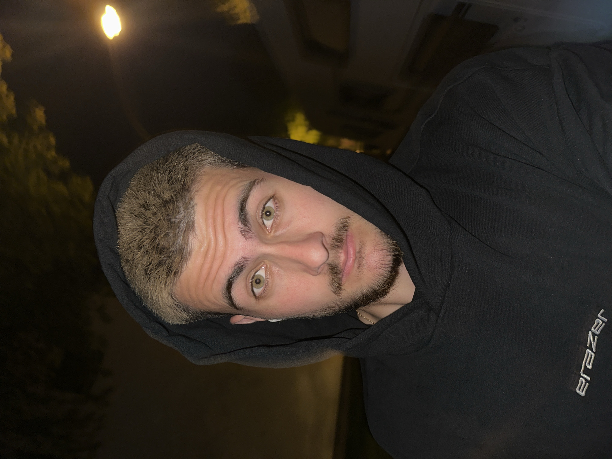 Person in branded hoodie observed in Essen, Germany