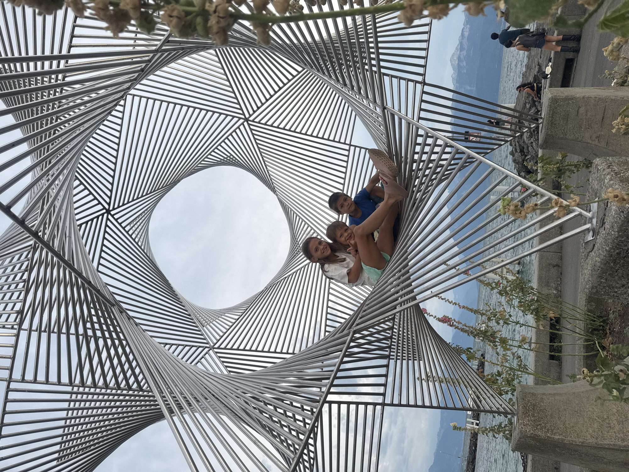 Exploring Lausanne's lakefront sculptures and Olympic landmarks