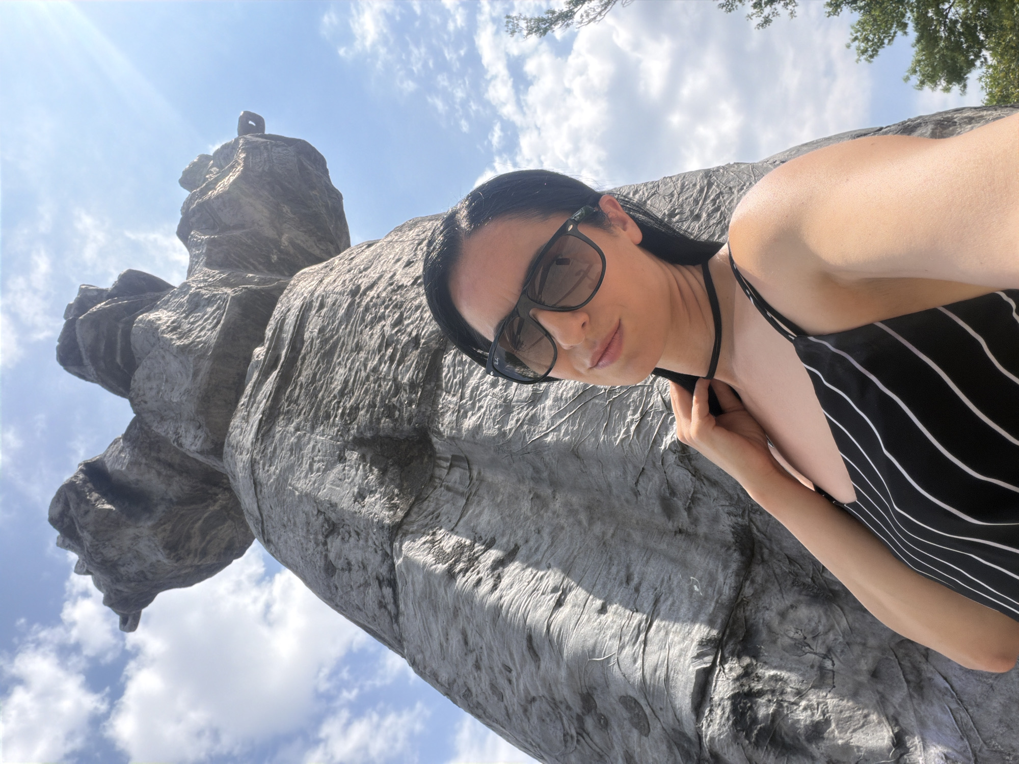 Selfie tour of Pleven's monuments and murals, summer morning
