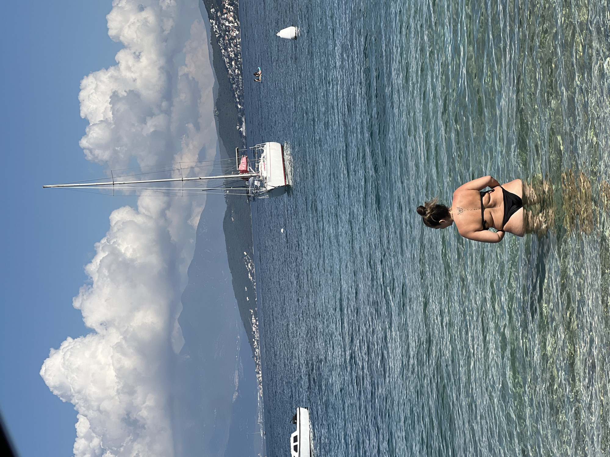 Quiet afternoon moments captured along Montenegro's Đenovići waterfront