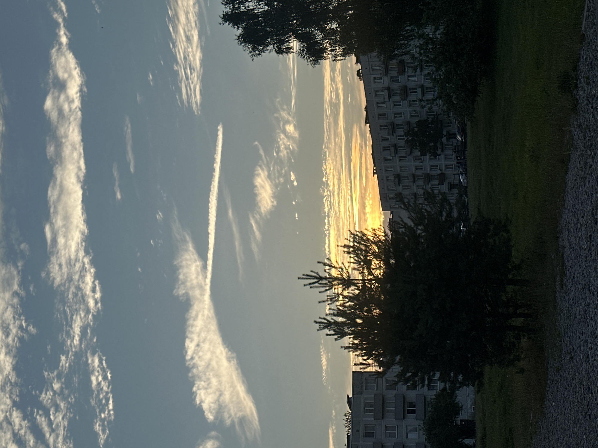 Liepāja evening: sunset light, pine roads, and Soviet-era skyline