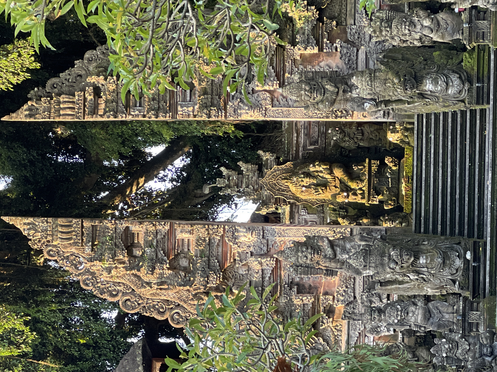 Traditional Balinese split gate documented in Ubud
