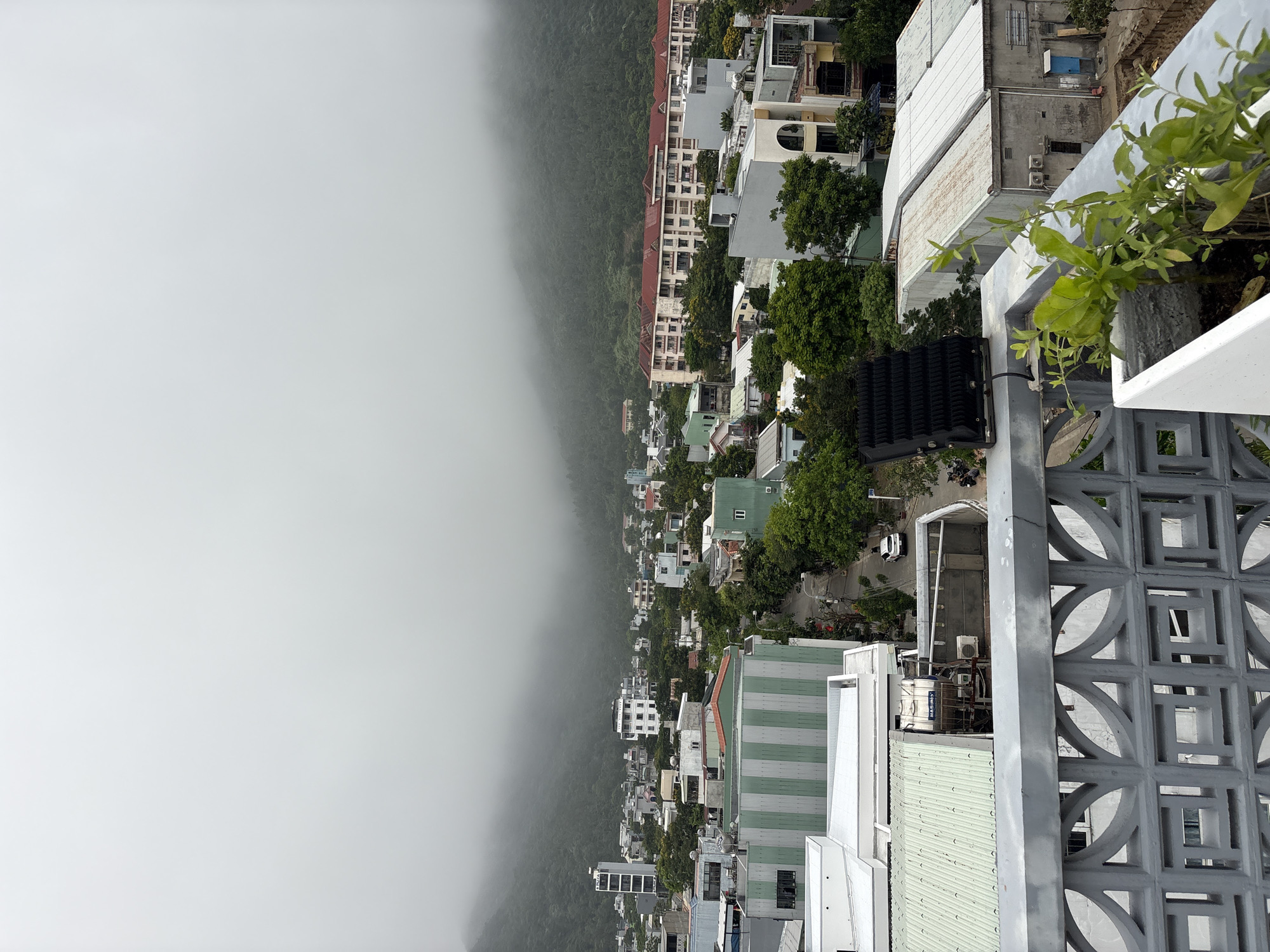 Foggy morning captured over Đà Nẵng's coastline and fishing harbor