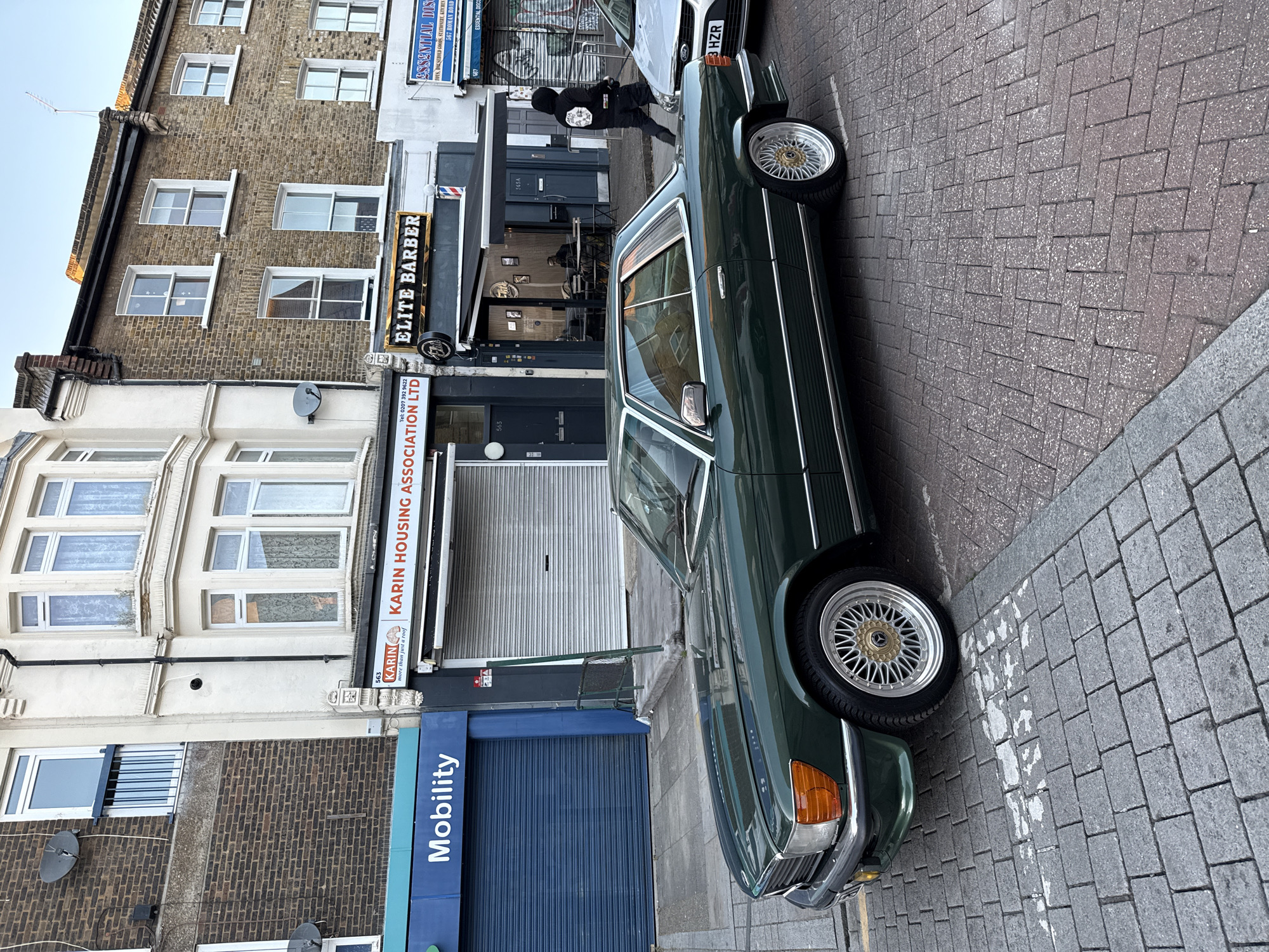 Vintage car spotted parked on London street