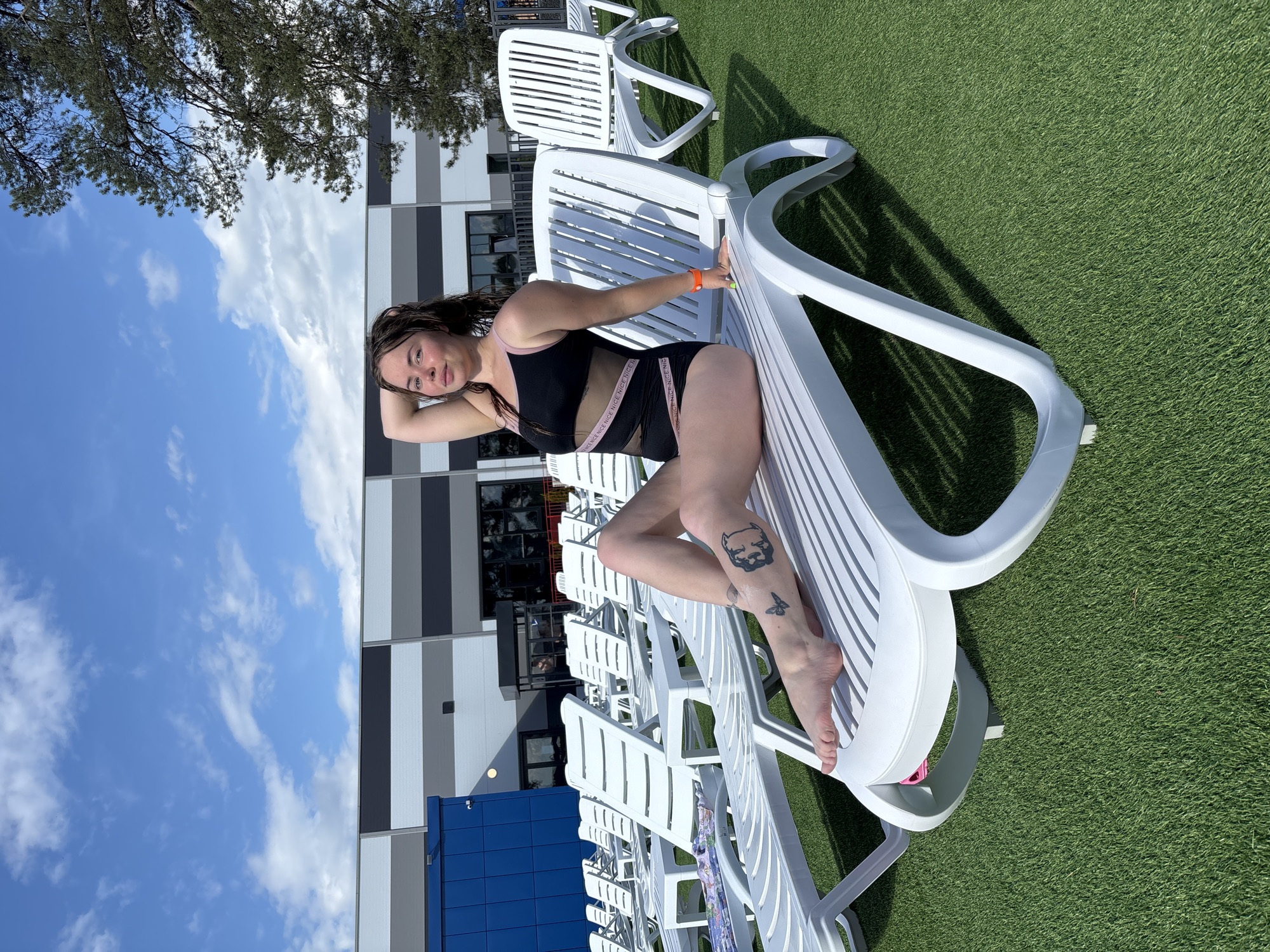Woman enjoys summer afternoon at Votkinsk recreational facility