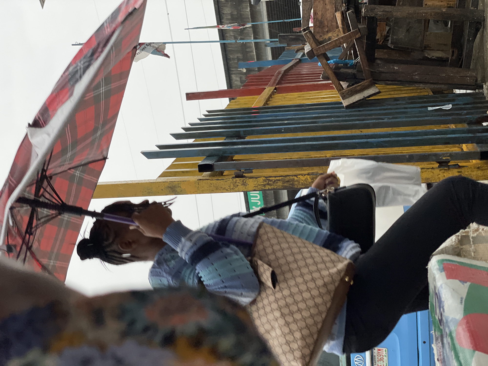 Rainy morning commerce captured across Lagos and Lekki markets