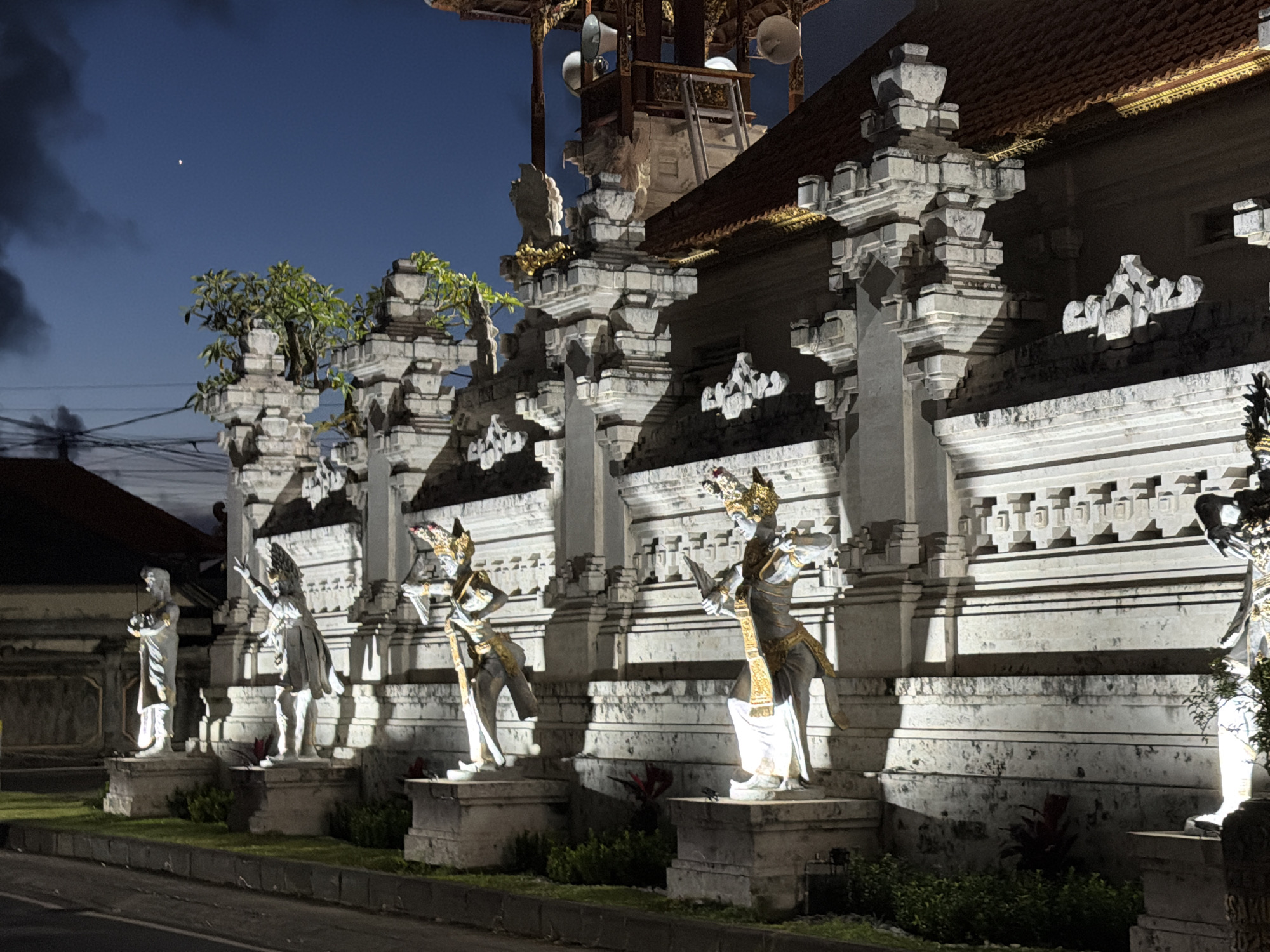 Traditional Balinese temple architecture documented in Kutuh, Indonesia