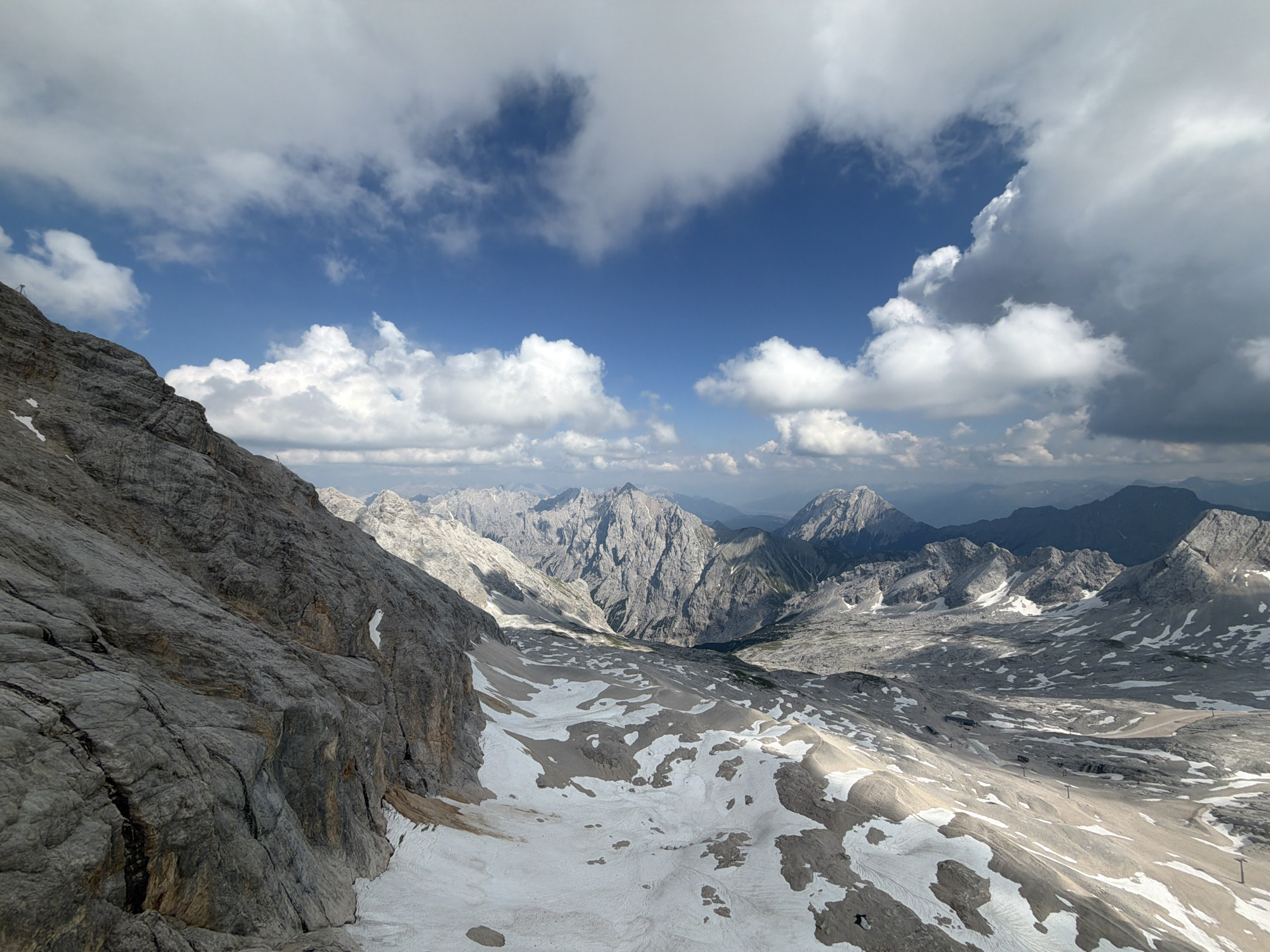 High-alpine views from Zugspitze, Garmisch-Partenkirchen
