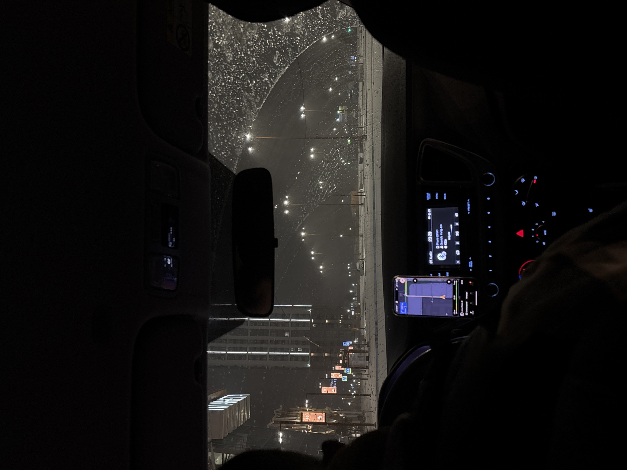 Ordinary evening moments documented across Perm during rainstorm