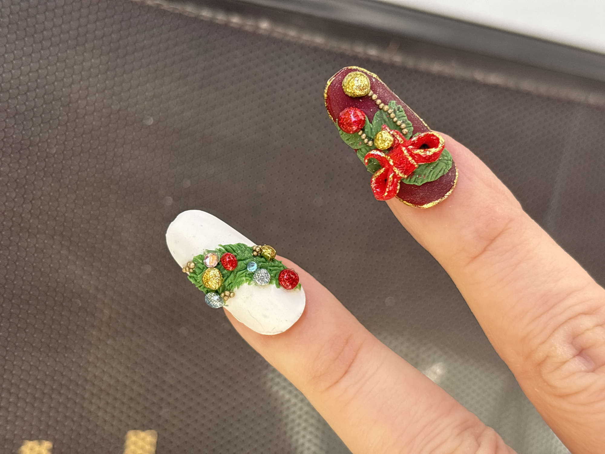 Morning scenes documented across Sofia include nail art, sky, interiors
