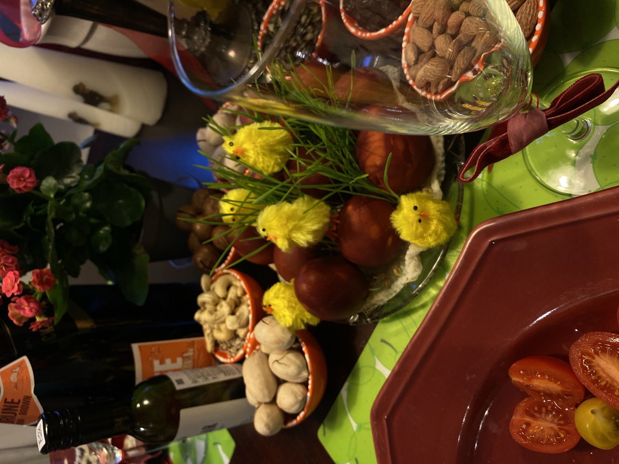 Easter dinner celebration observed in Björklinge, Sweden