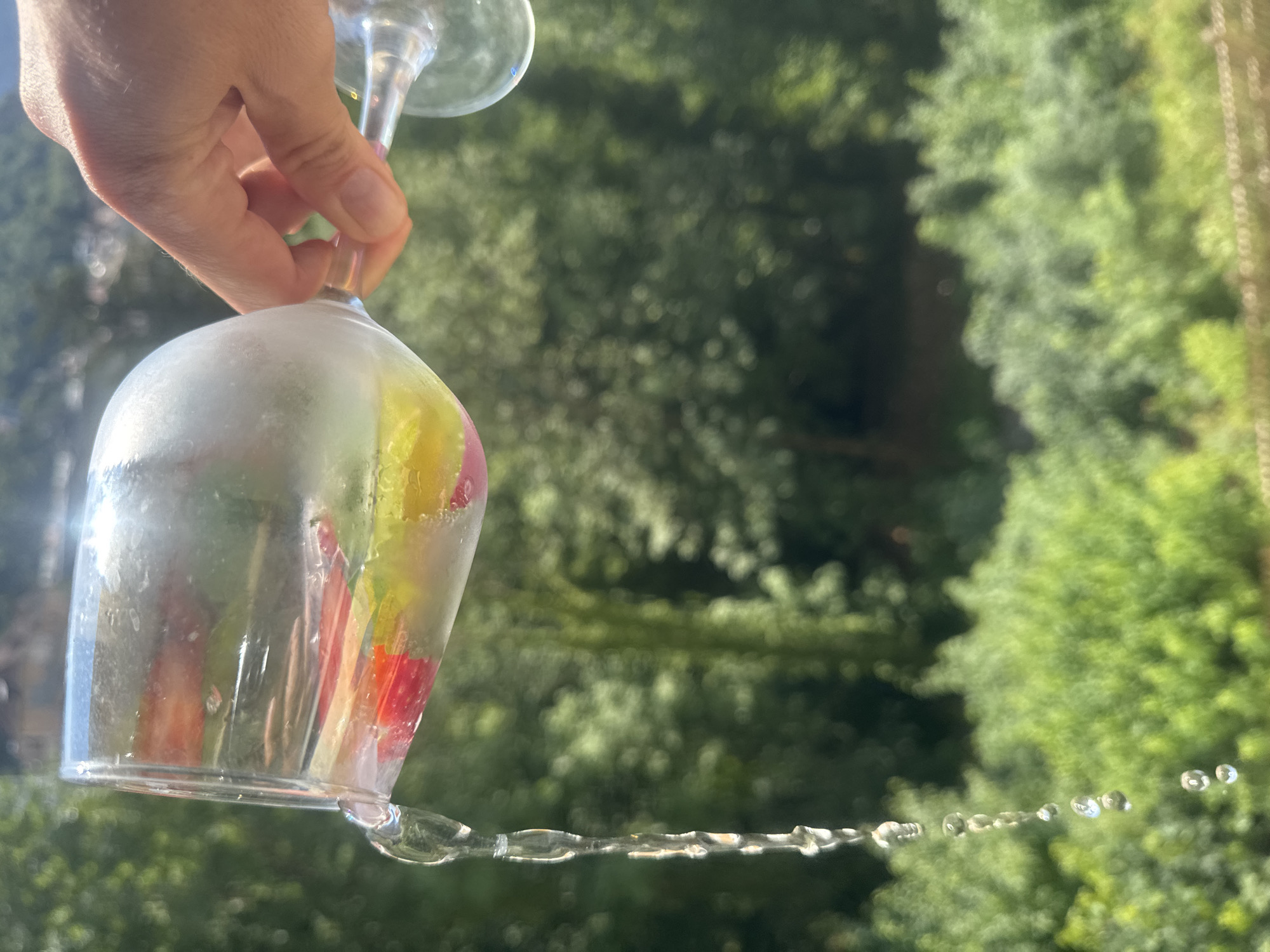 Iced strawberry mint drink gets the full close-up treatment