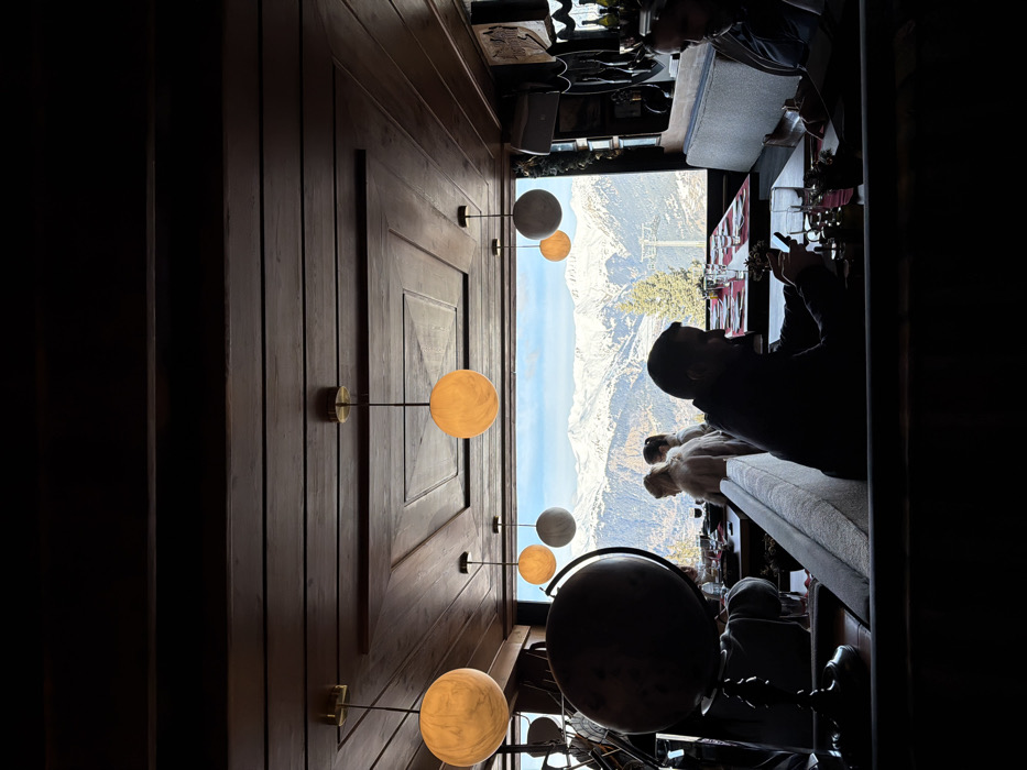 Luxury winter tourism documented at Courchevel ski resort