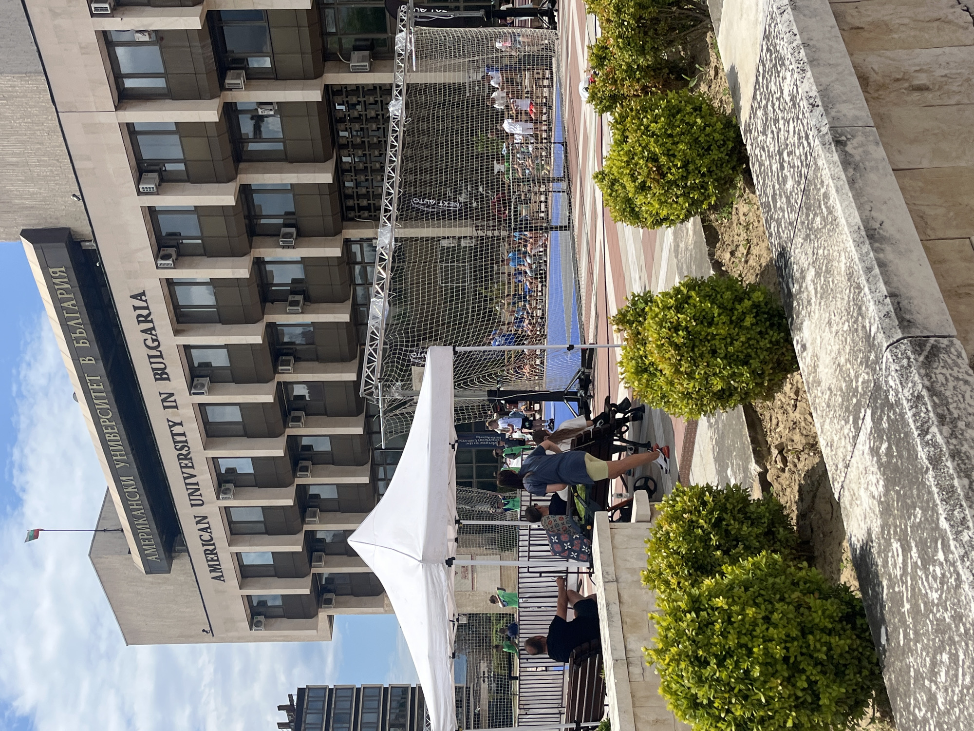 Sports event and fountain scenes captured in Blagoevgrad