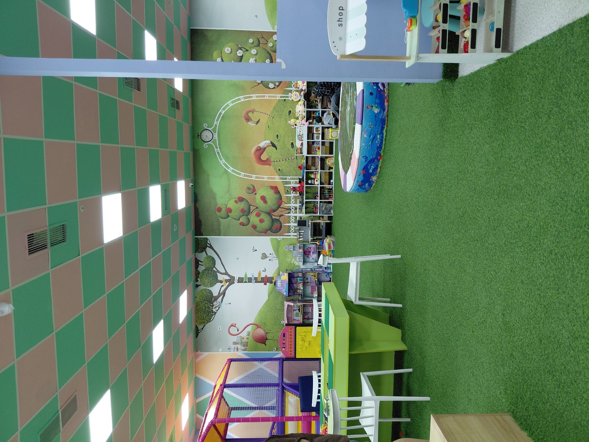 Inside a Karaganda play cafe blending kids' zone and coffee shop