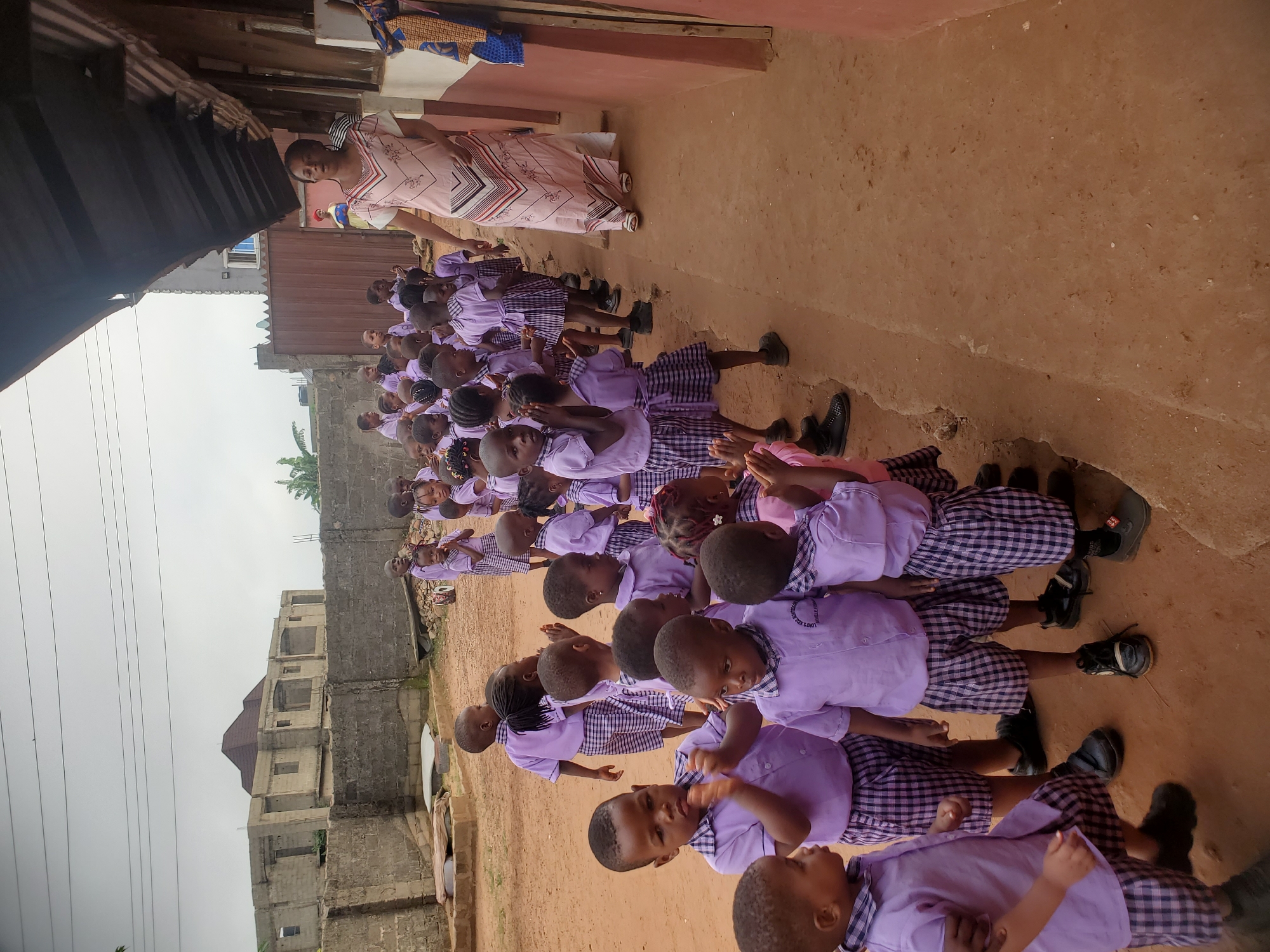 Morning activities at Nigerian primary school captured by witness
