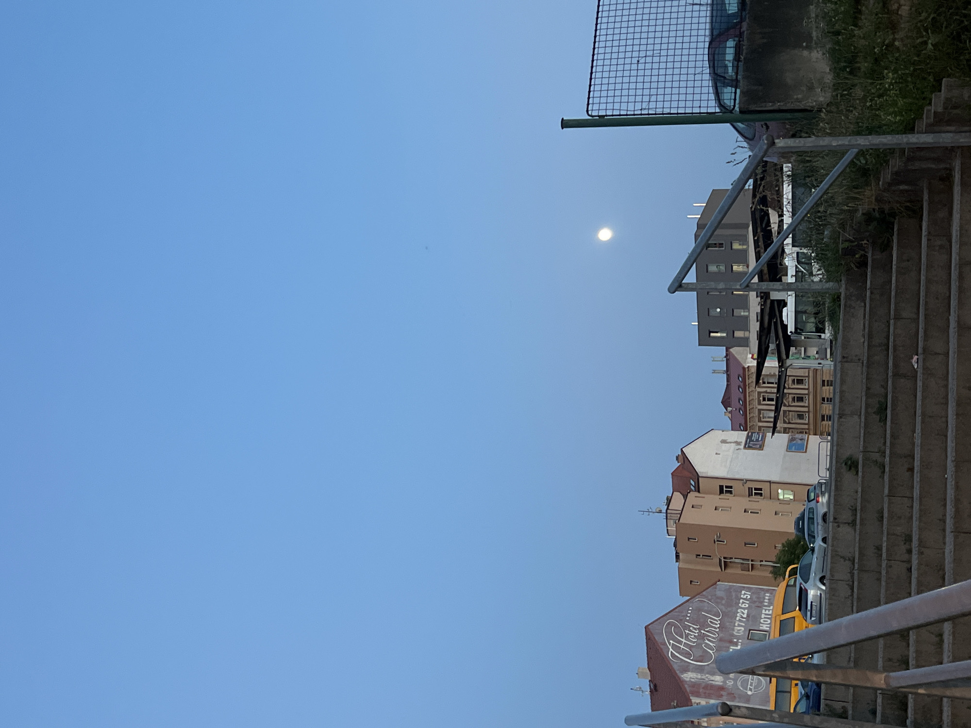 Pilsen at dusk, June evening on the streets