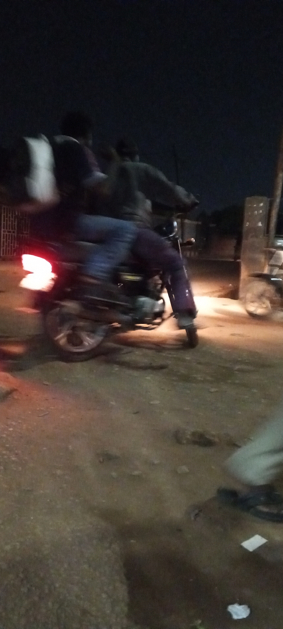 Evening street life documented in Sabon Tasha, Nigeria