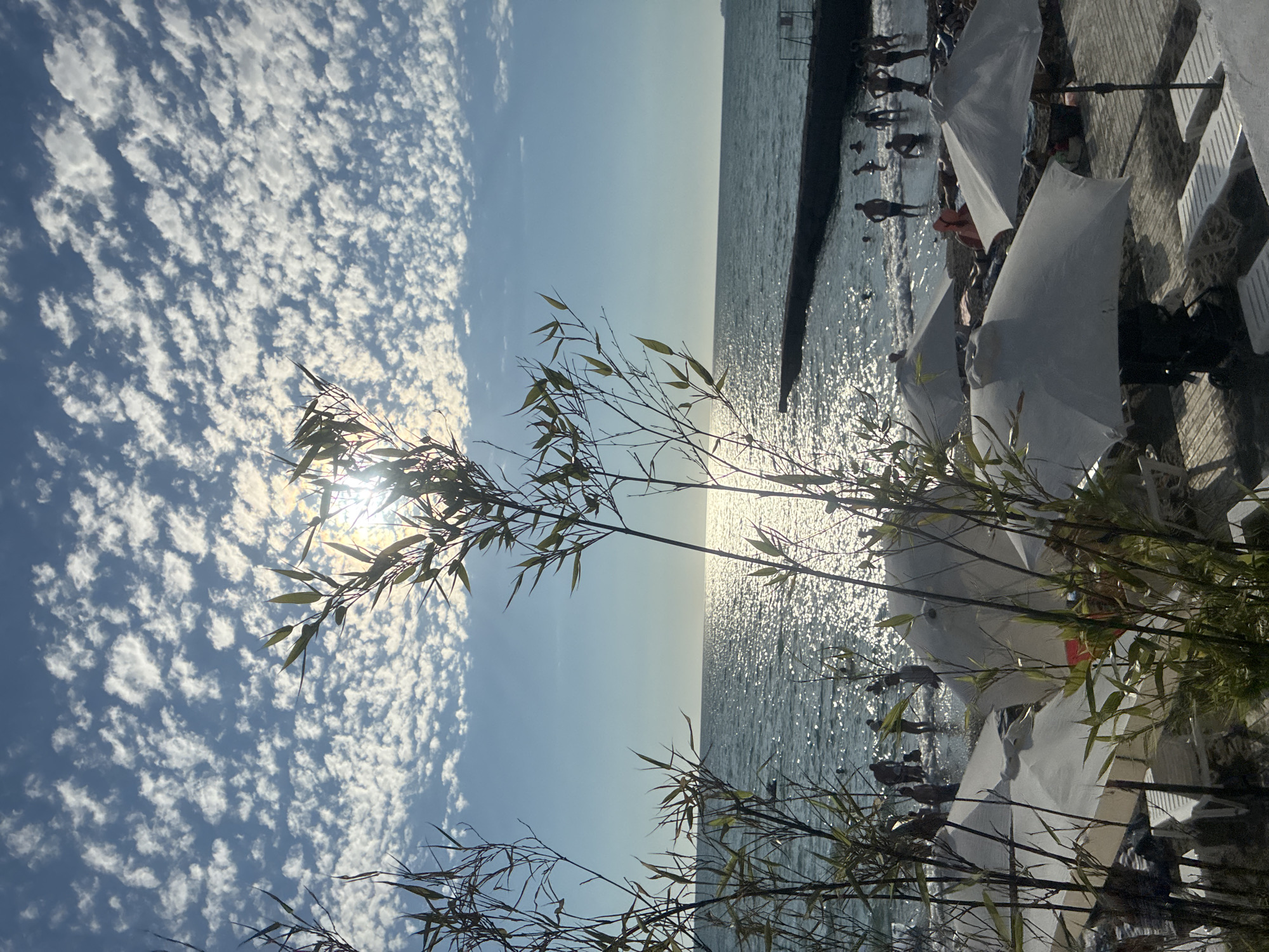 Lazy summer afternoon along Sochi's Black Sea waterfront