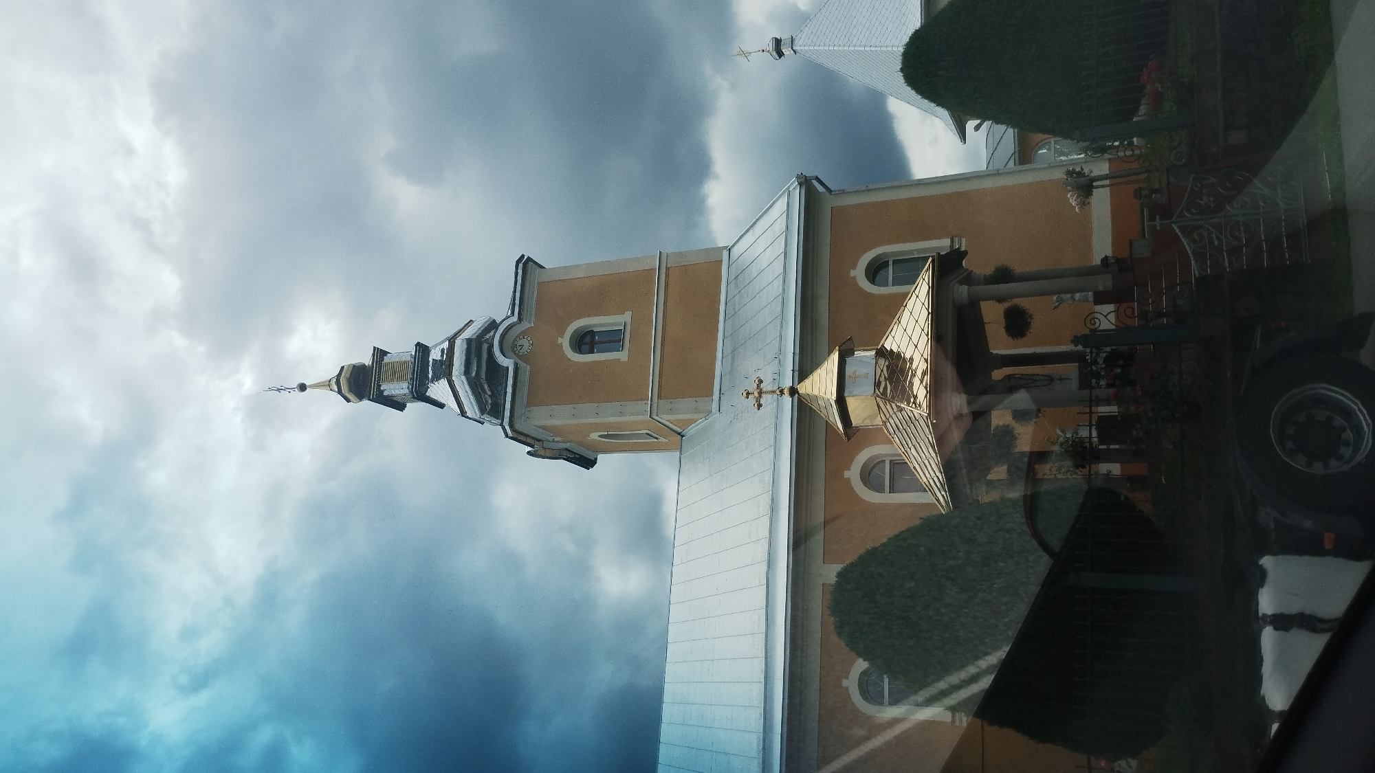 Church exterior documented in Dunkovytsia, Ukraine