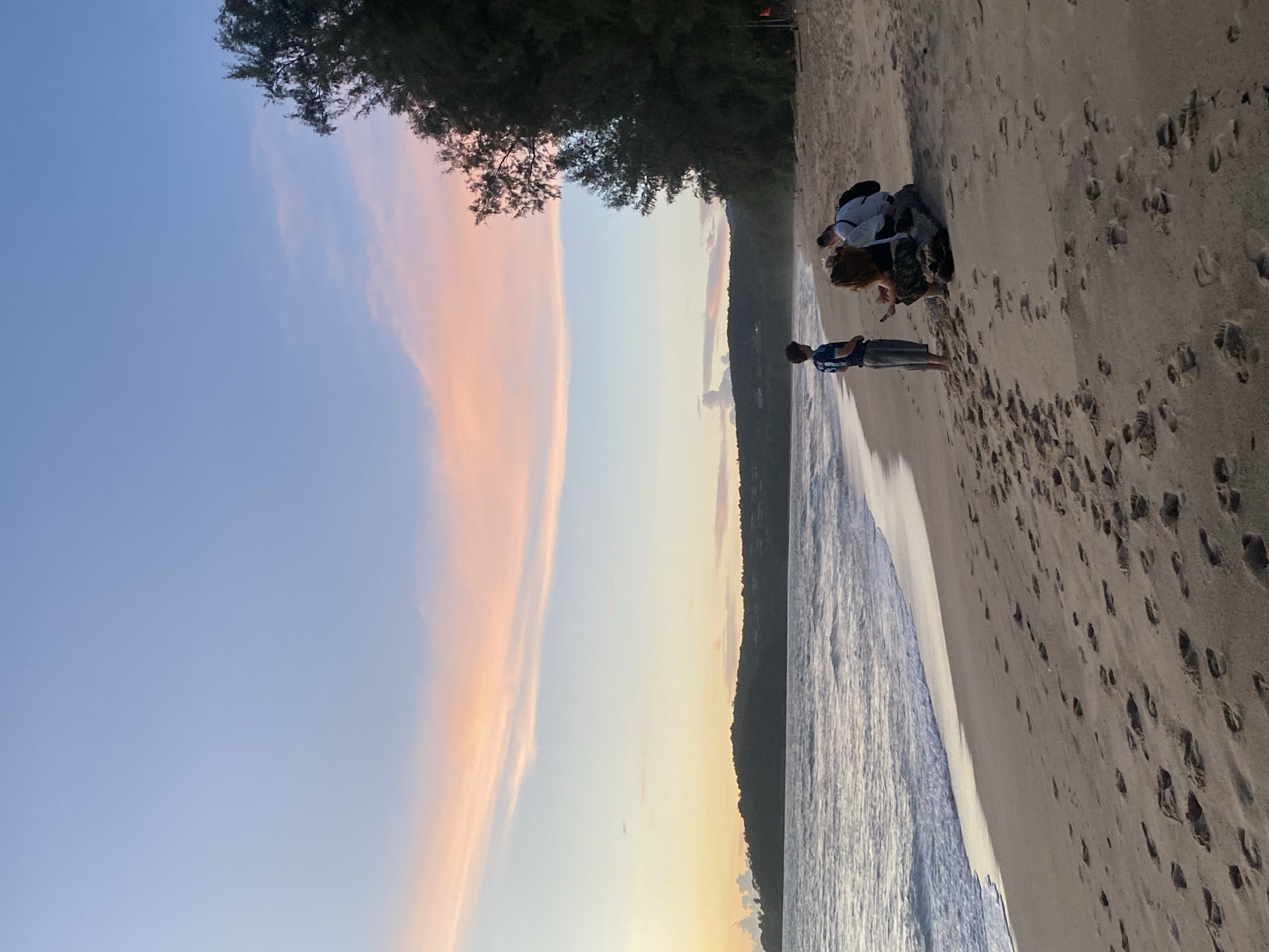 Sunset on Choeng Thale beach, Andaman Sea coast