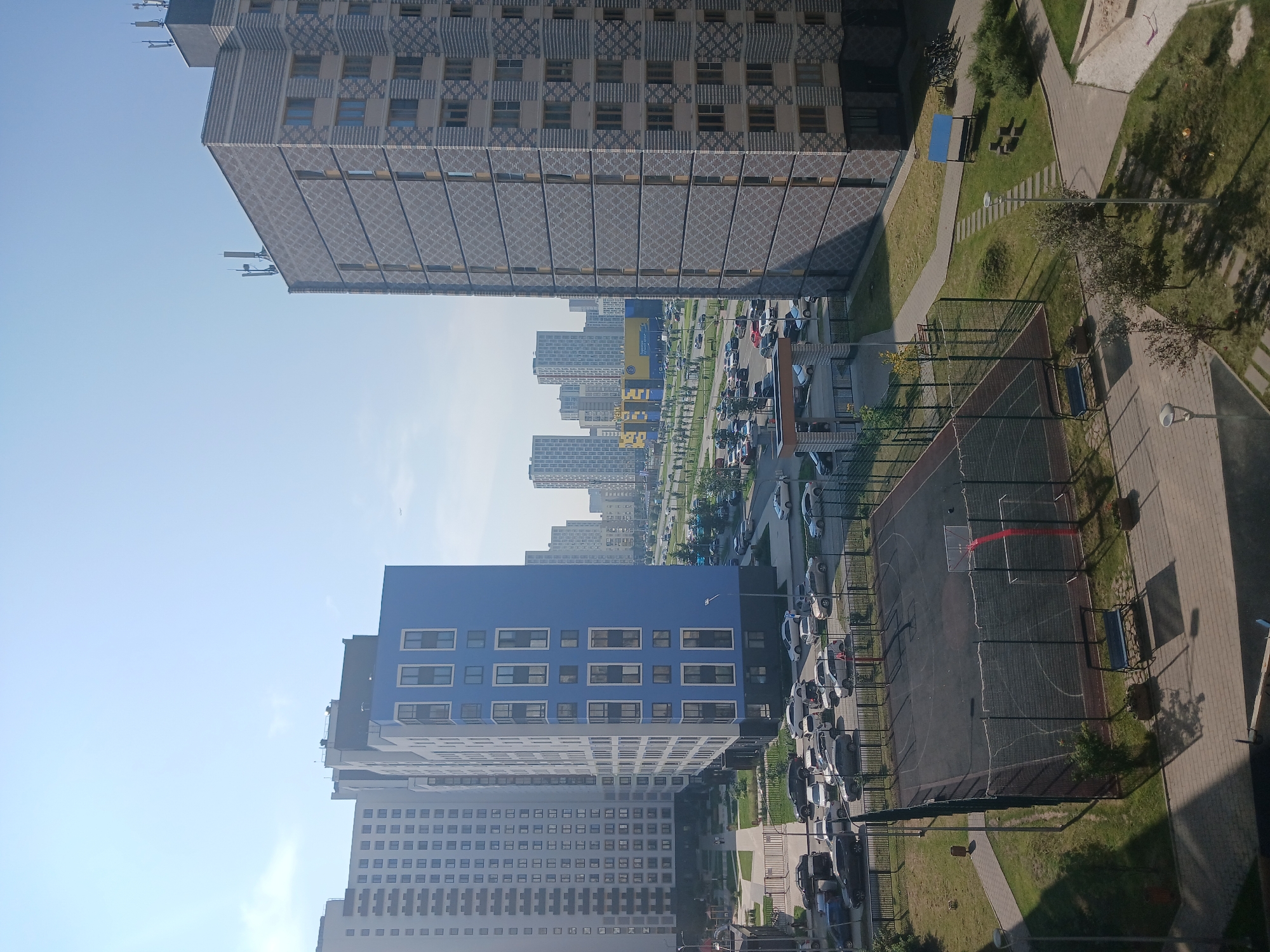 Portraits and cityscape from a Yekaterinburg apartment window