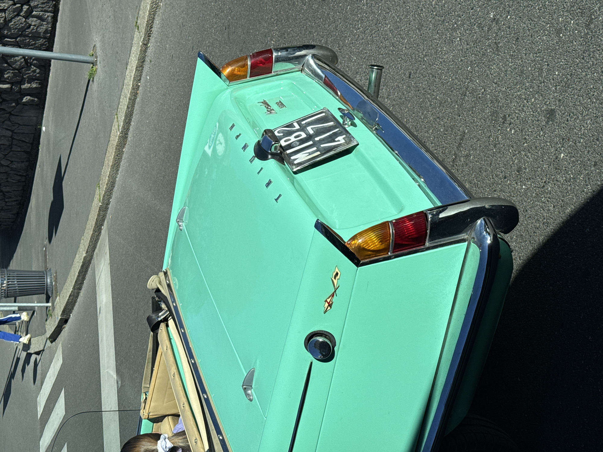 Vintage Triumph Herald spotted on Milan street