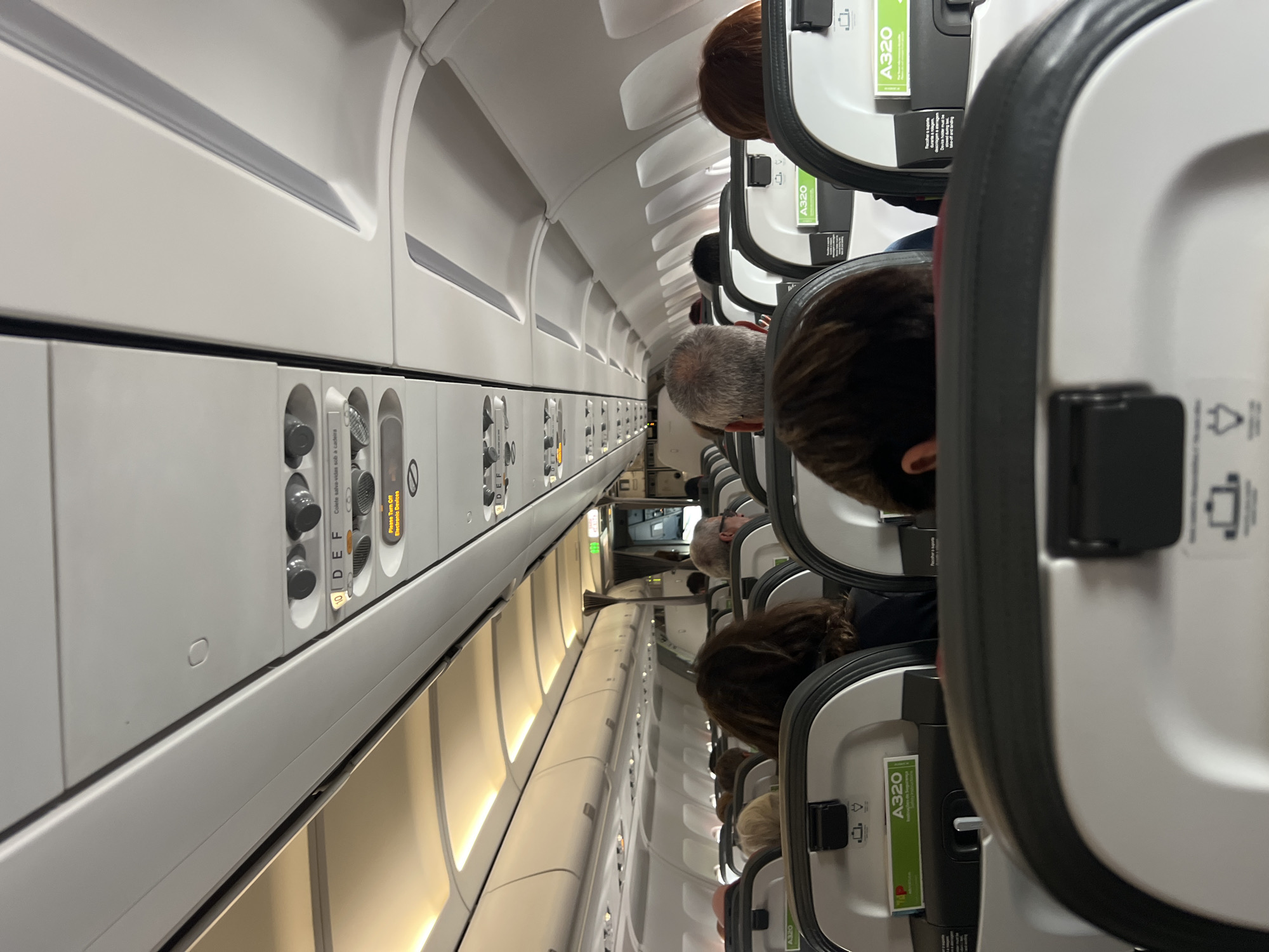 Passenger documents flight experience with selfies at Paris-Orly Airport