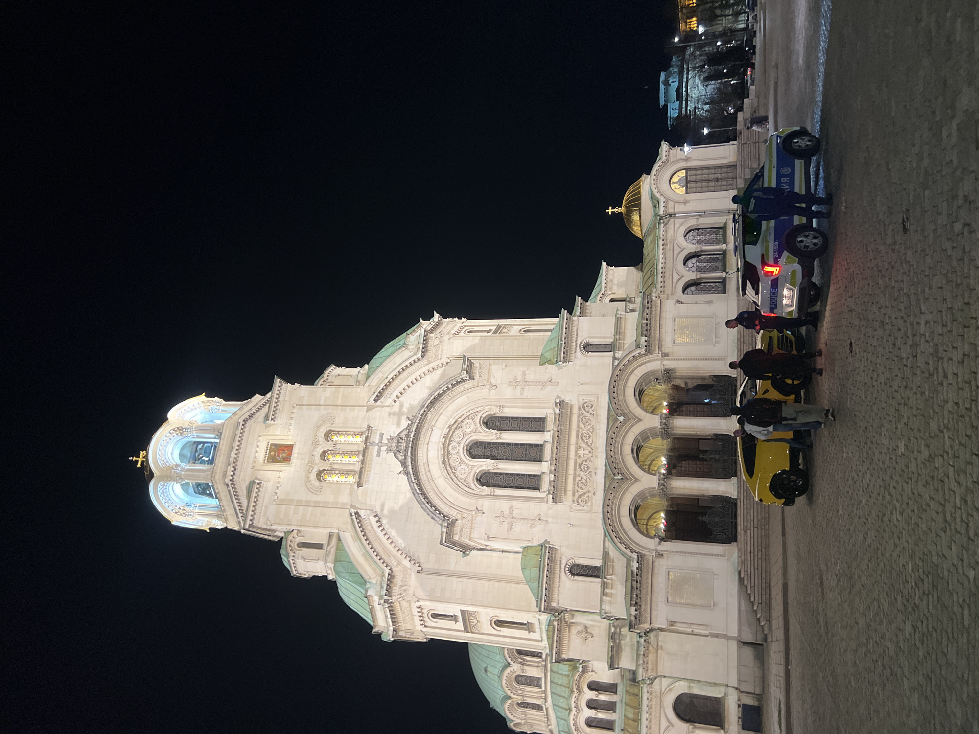 Sofia witnesses capture cathedral scene, sunset over Bulgarian capital