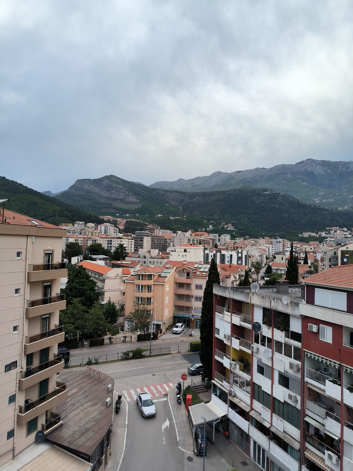 Tourist moments captured across Budva, Montenegro during afternoon visit