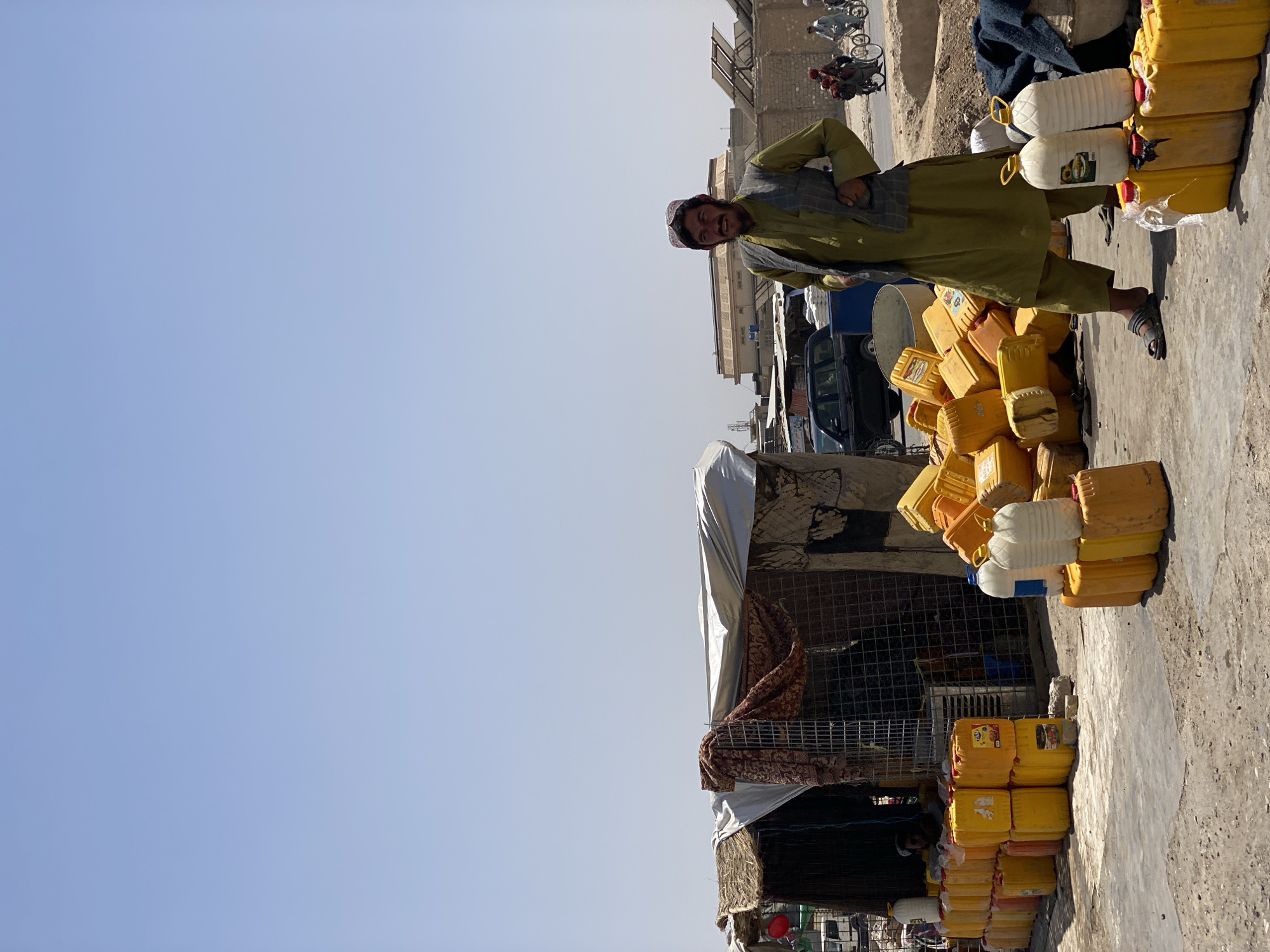 Morning street life in Kandahar, Afghanistan