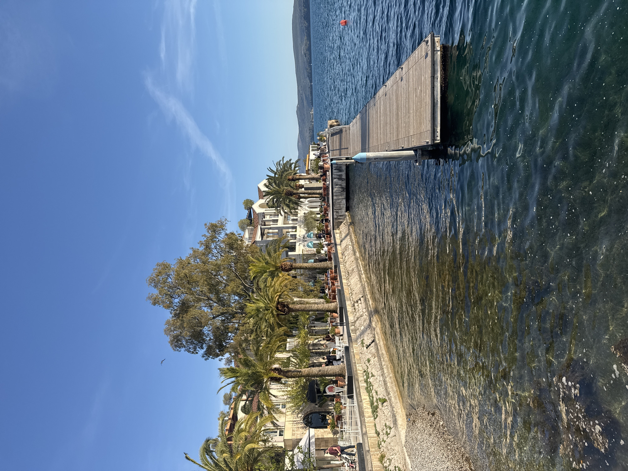 Coastal dining scene documented in Tivat, Montenegro