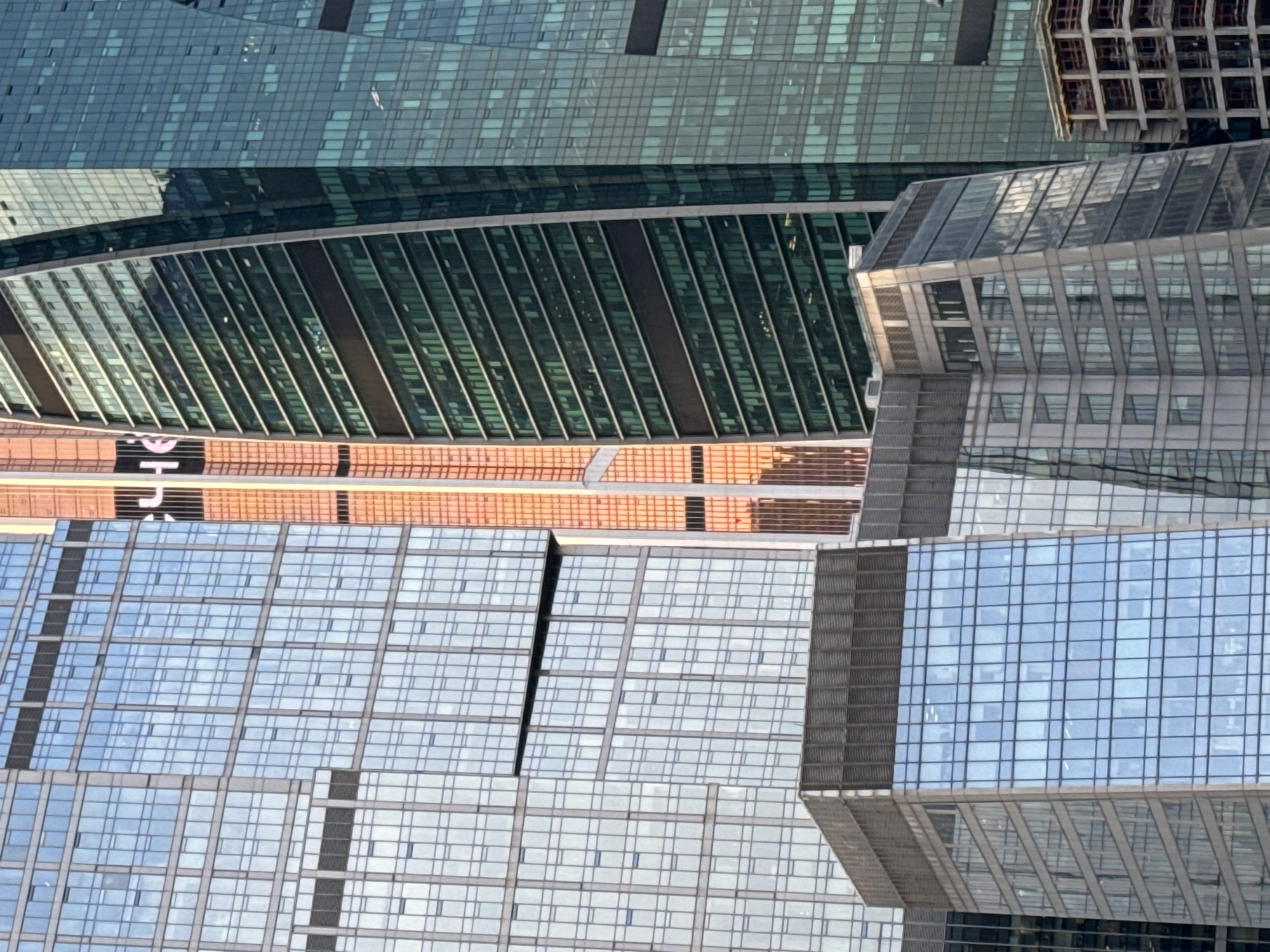 Moscow Business District and pedestrian infrastructure documented in Khimki