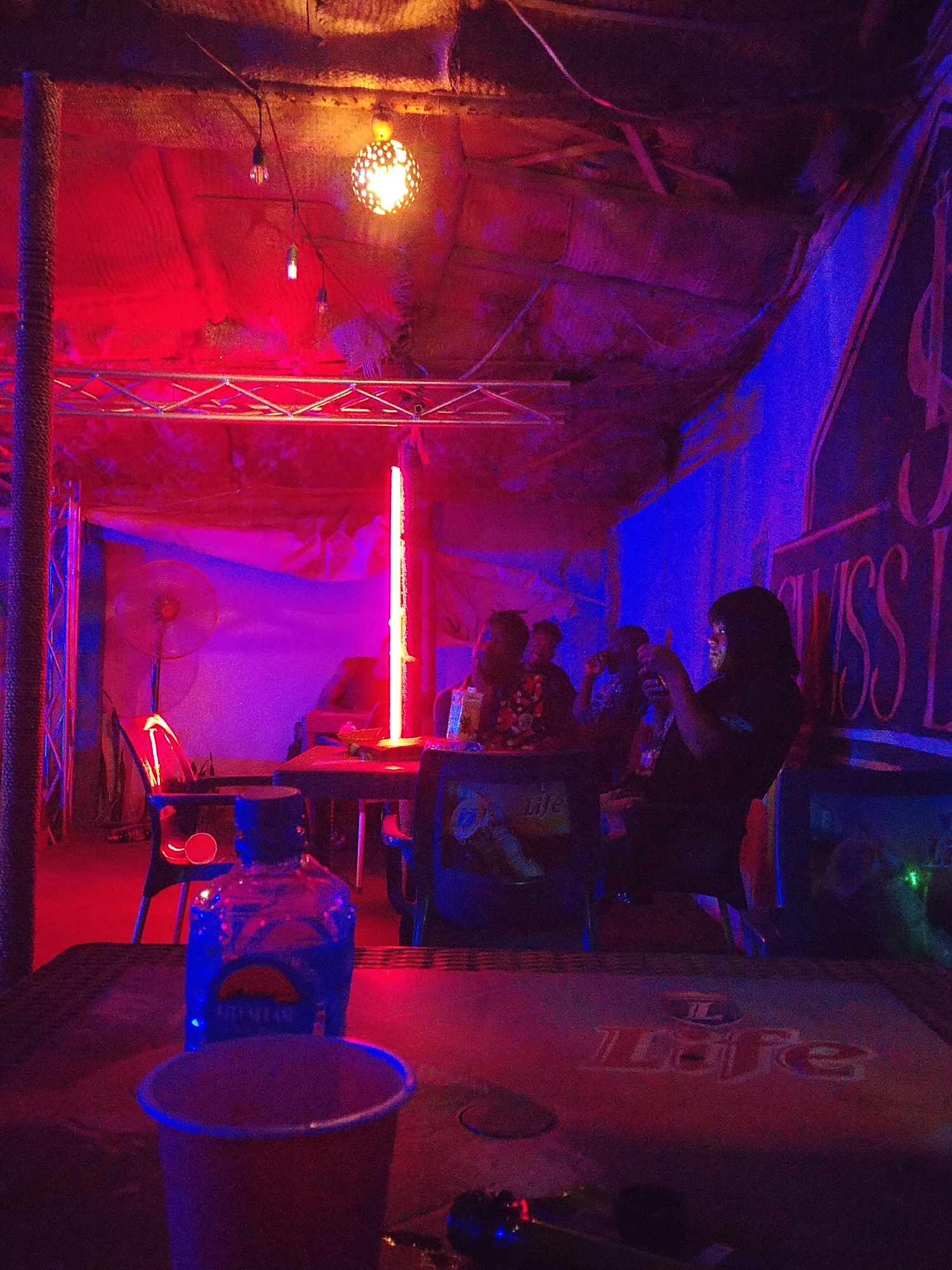 Evening social gathering documented at Swiss L. venue