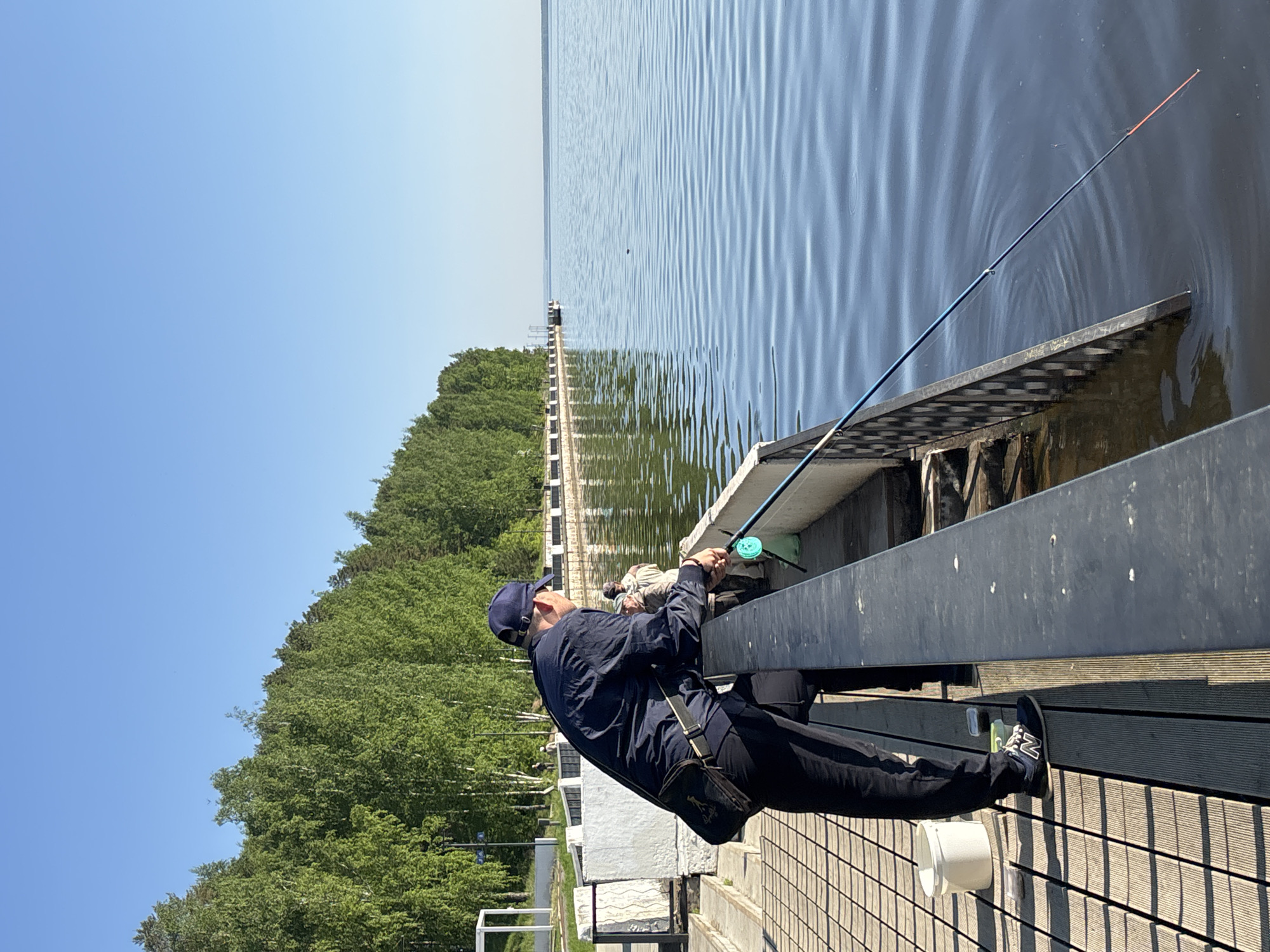 Early morning fishing observed on Kama River in Chaikovsky